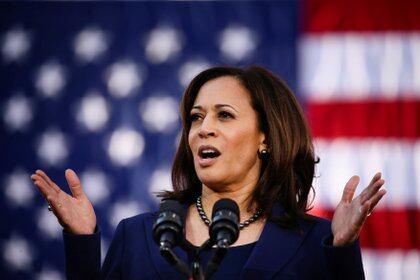 Kamala Harris, candidata demócrata a la vicepresidencia de Estados Unidos (REUTERS / Elijah Nouvelage)