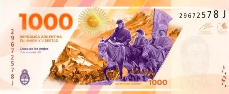 La otro cara del nuevo billete