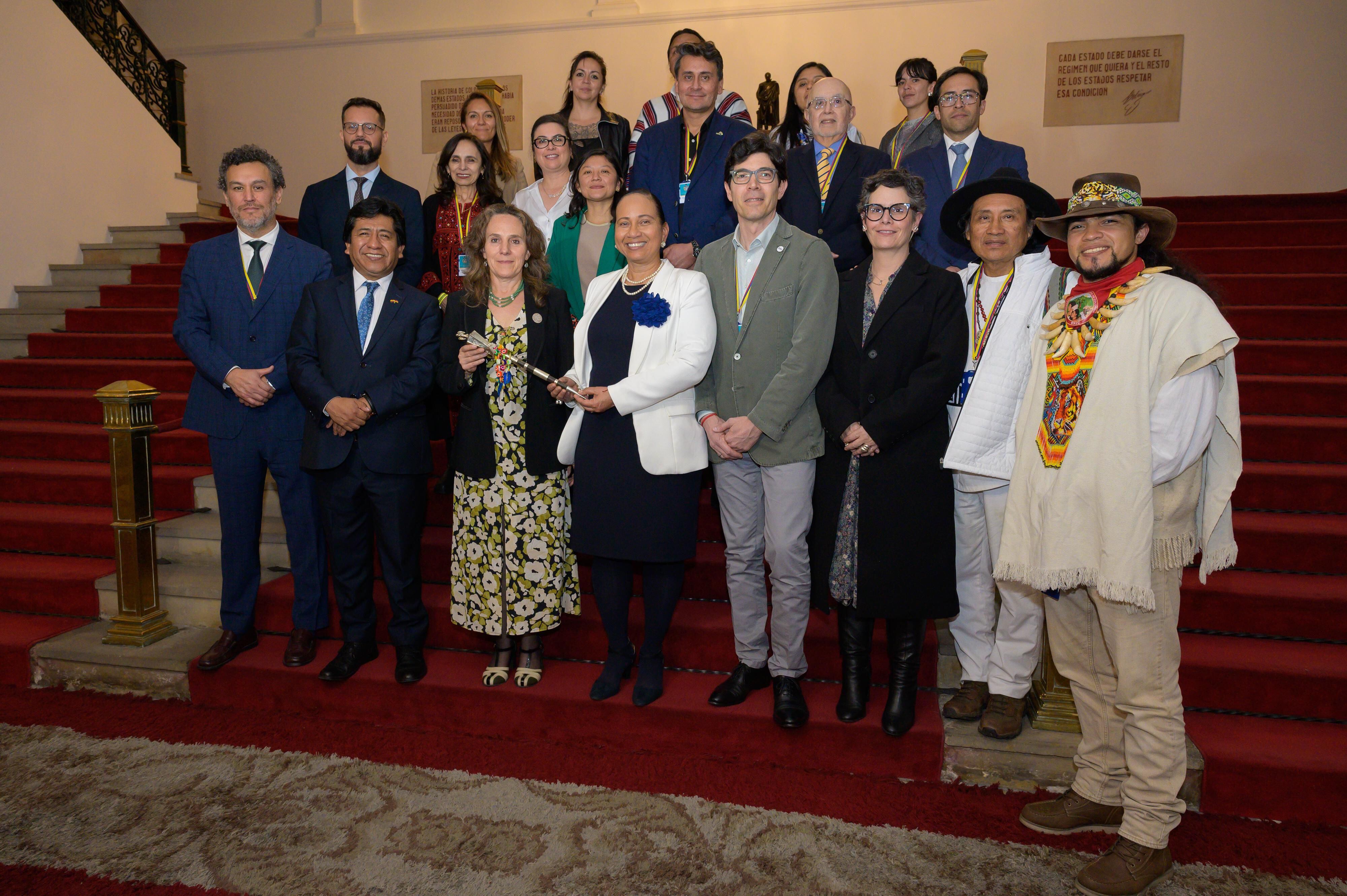 En 2018, se creó el Instituto Iberoamericano de Lenguas Indígenas con el fin de “implementar medidas para la preservación, transmisión y desarrollo de las lenguas indígenas en la vida comunitaria y en la sociedad” - crédito Cancillería de Colombia