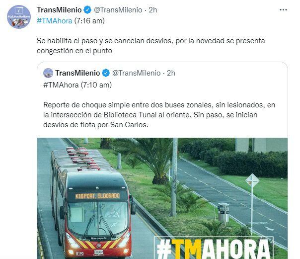 Tres Personas Heridas Por Choque De Un Bus De Transmilenio Y Una Ambulancia En El Sur De Bogotá 0620