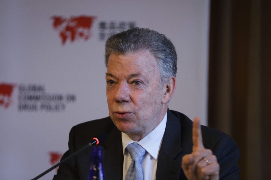 Expresidente Juan Manuel Santos resaltó sus logros en el sistema de salud en un libro (Colprensa - Álvaro Tavera)