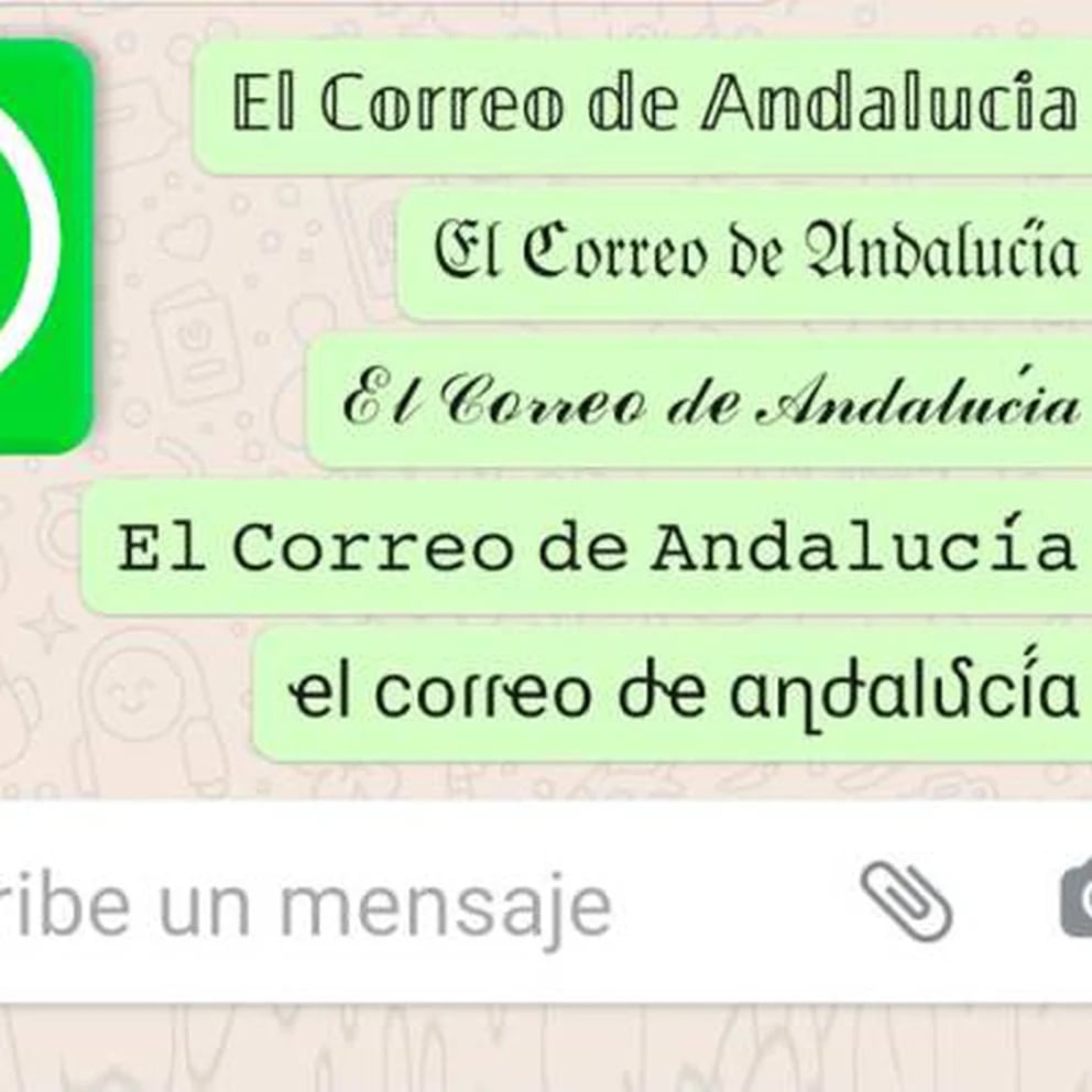 WhatsApp: как отправлять сообщения с разными шрифтами на iPhone и Android -  Infobae