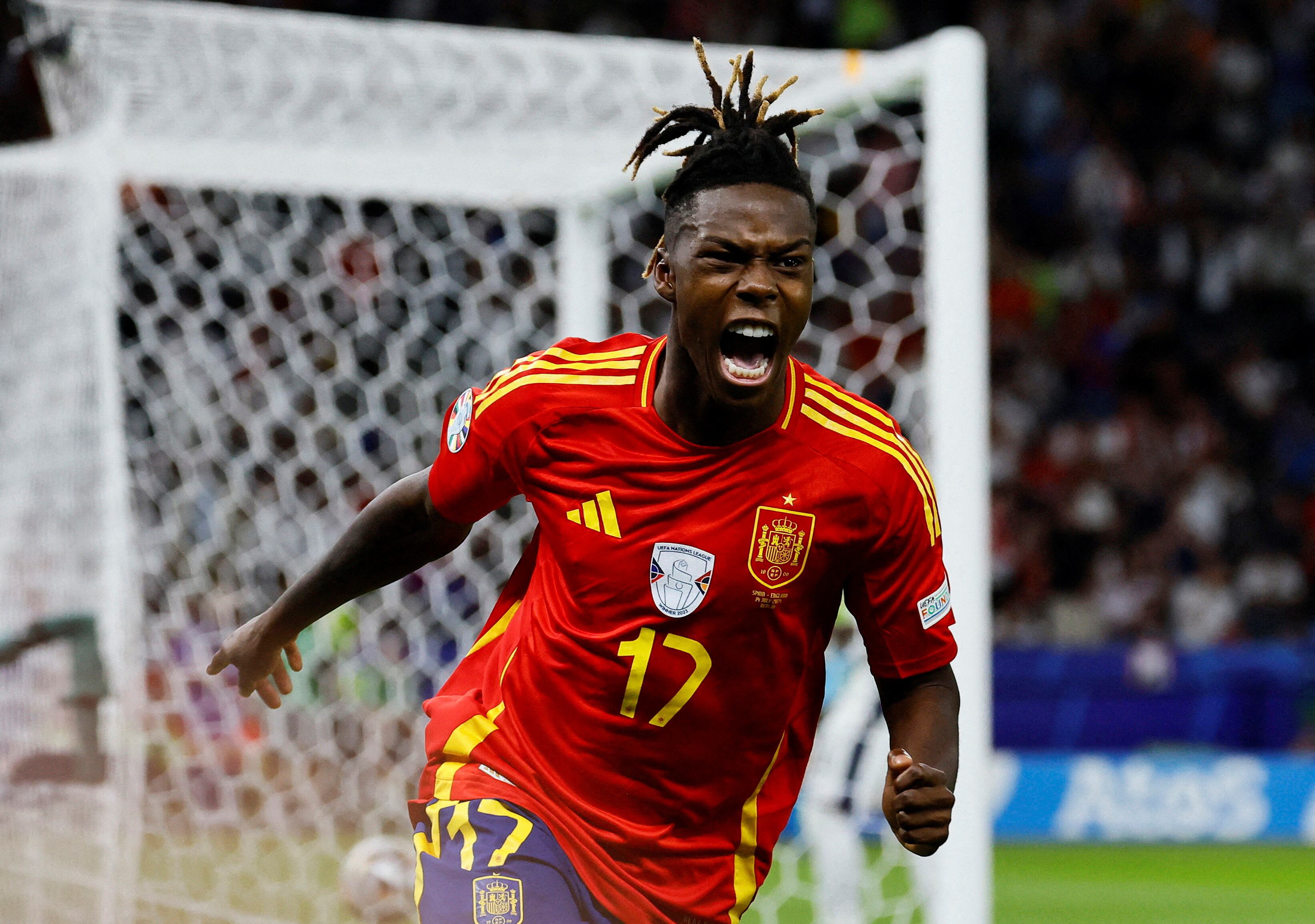 El jugador de la selección española, Nico Williams (REUTERS/Wolfgang Rattay)