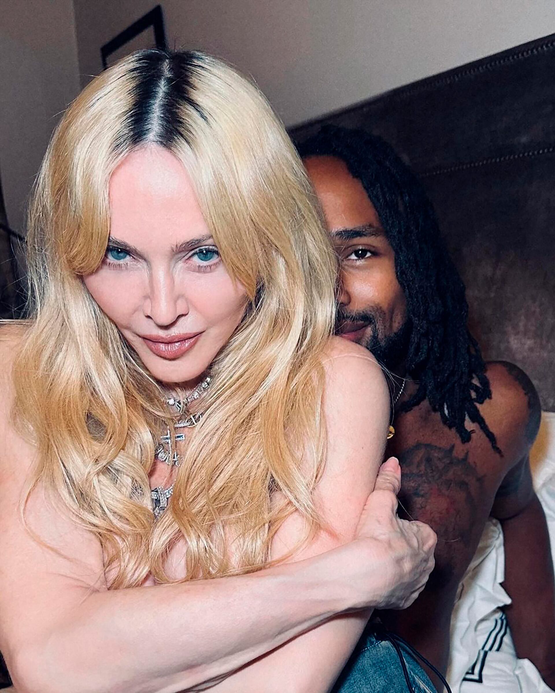 Madonna y Akeem Morris