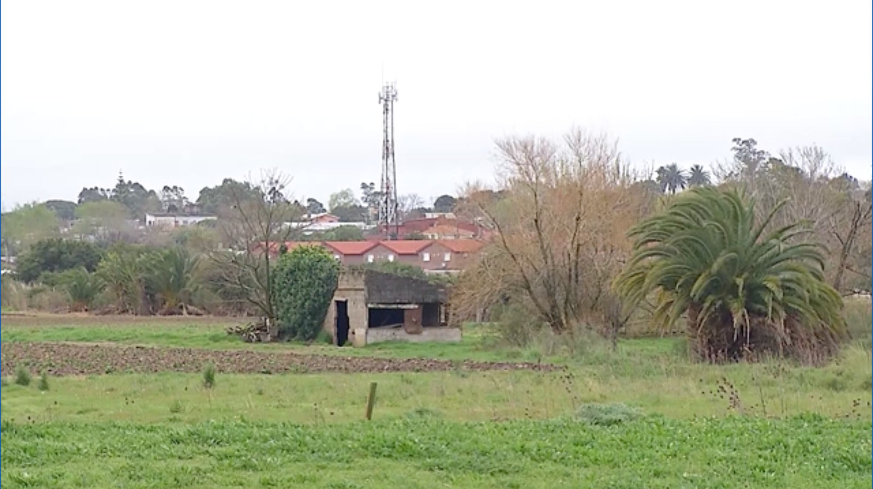 Un hombre tenía diferencias con sus dos socios y les disparó en la fábrica de ladrillos en Empalme Olmos, Canelones, Uruguay (Captura Subrayado/Canal 10)