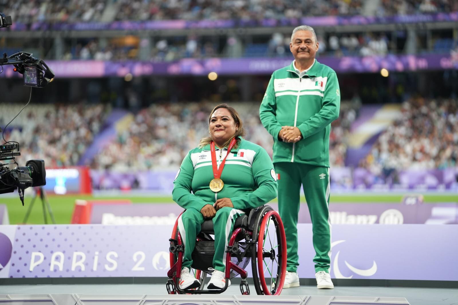 La joven se llevó su primer oro como deportista