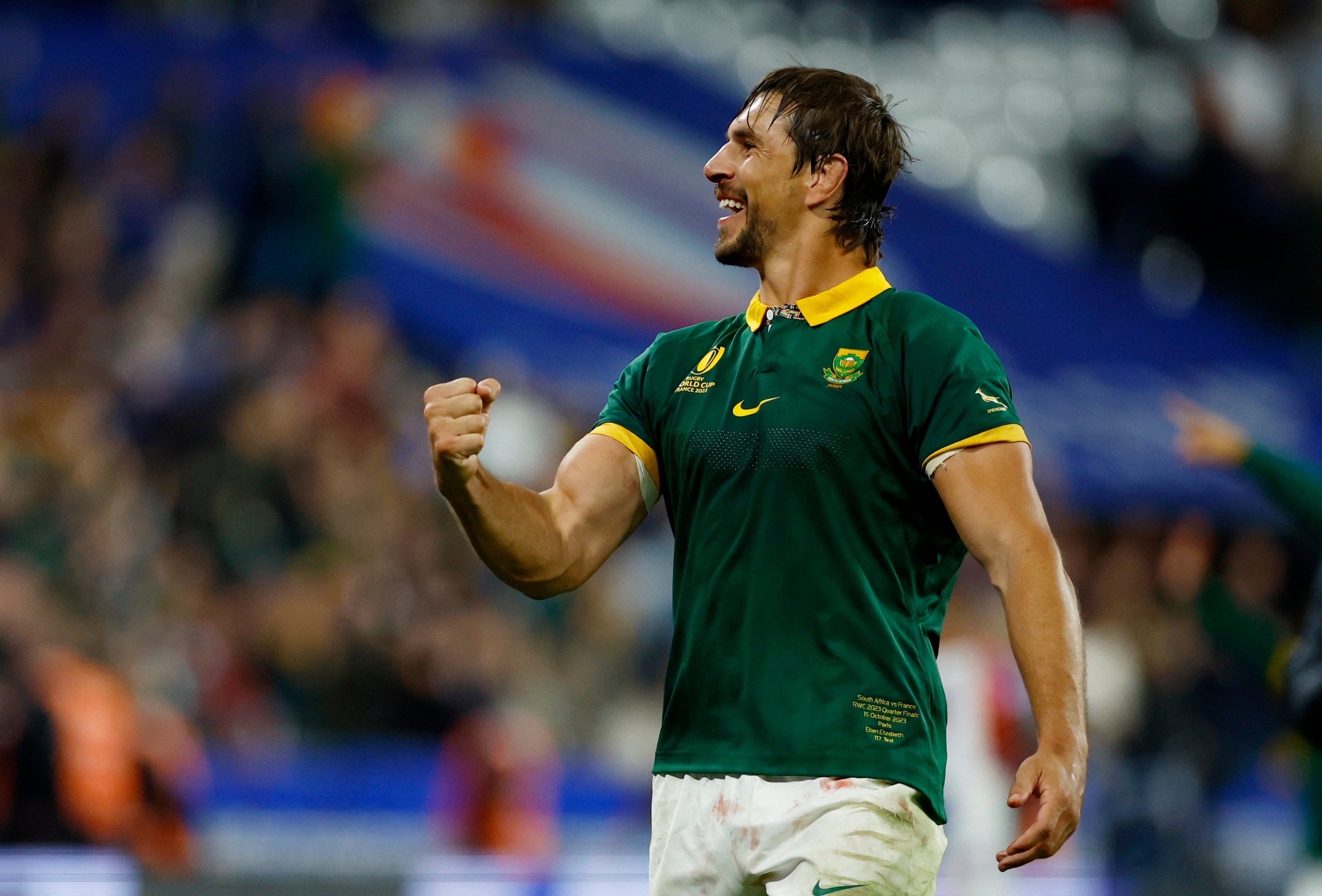 Eben Etzebeth puede convertirse en el springbok con más partidos (REUTERS/Sarah Meyssonnier)