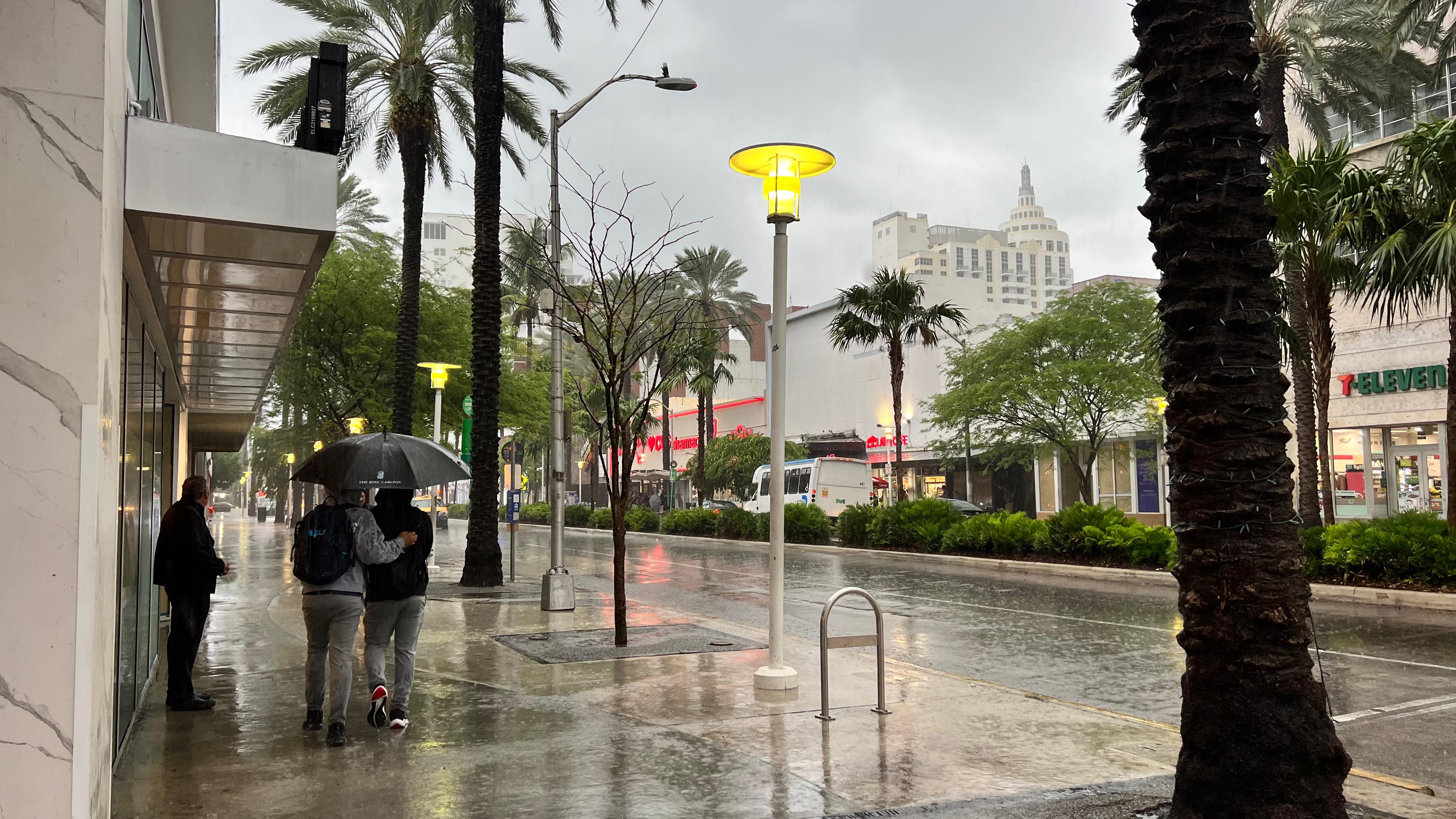 Miami Beach lluvia