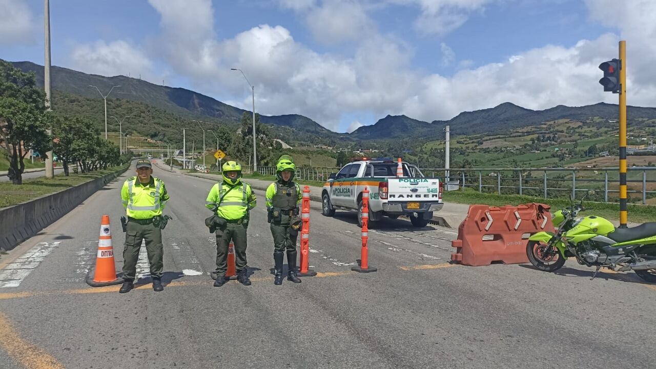 Inició el reversible en la vía Villavicencio- Bogotá - crédito Bogotá Tránsito