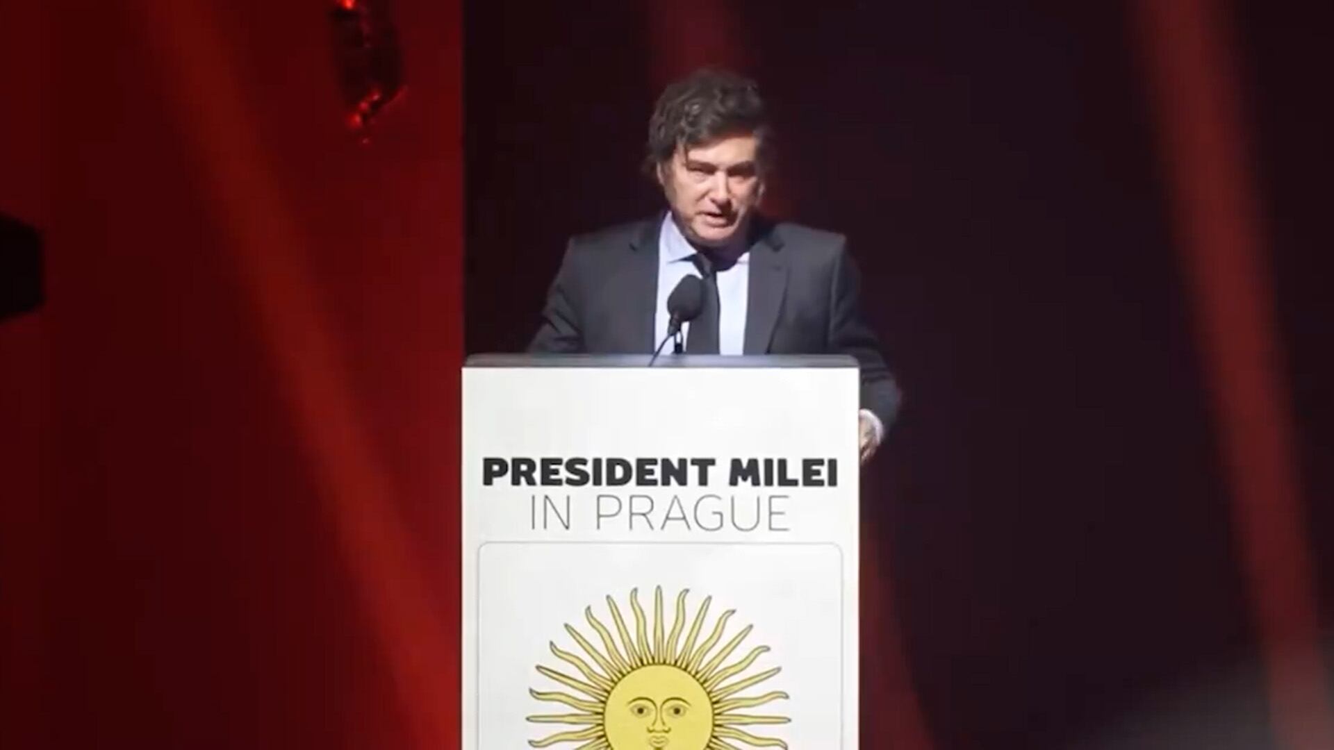 Javier Milei en República Checa