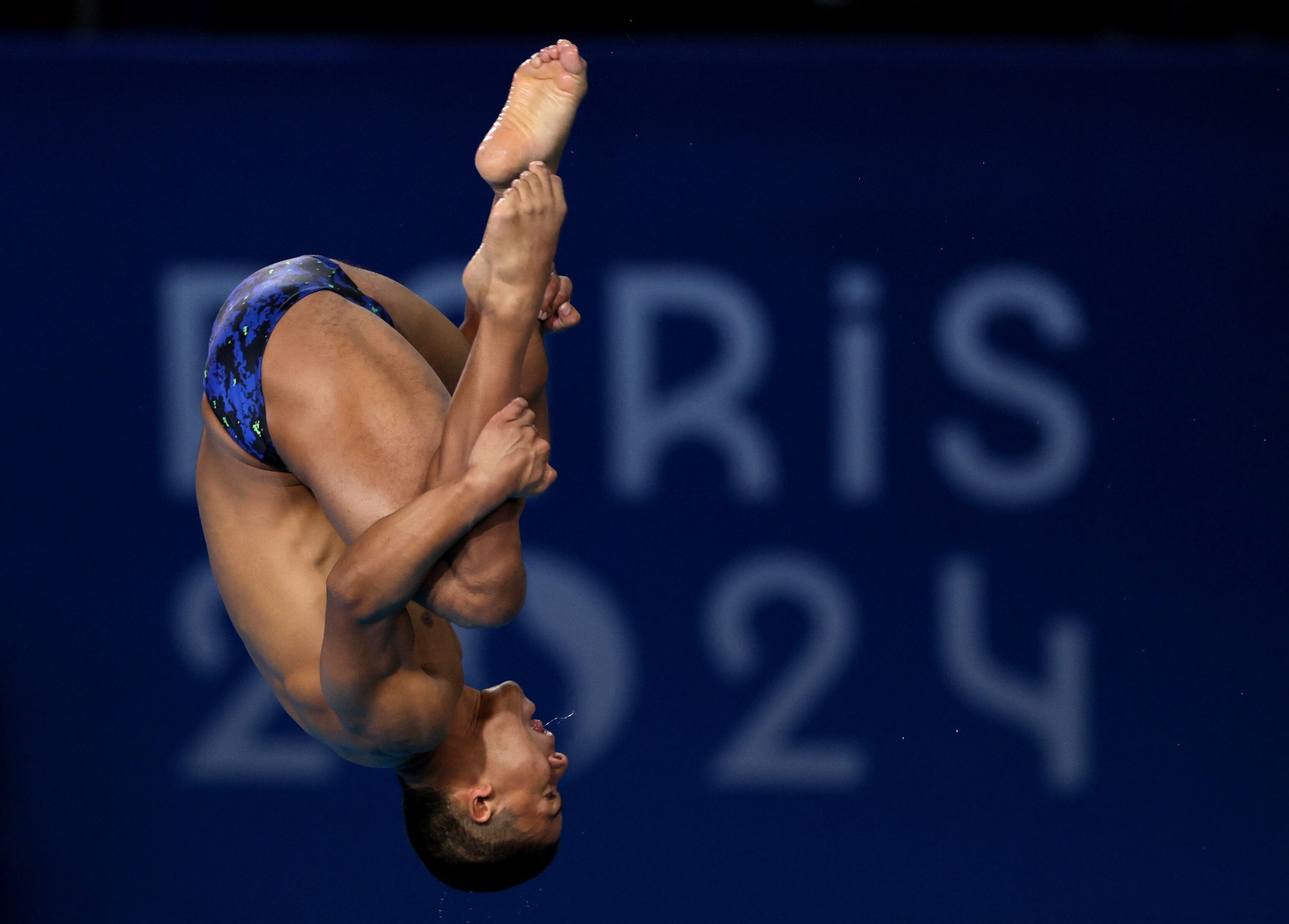 El colobmiano está en las finales de trampolín -crédito Leah Millis / REUTERS 