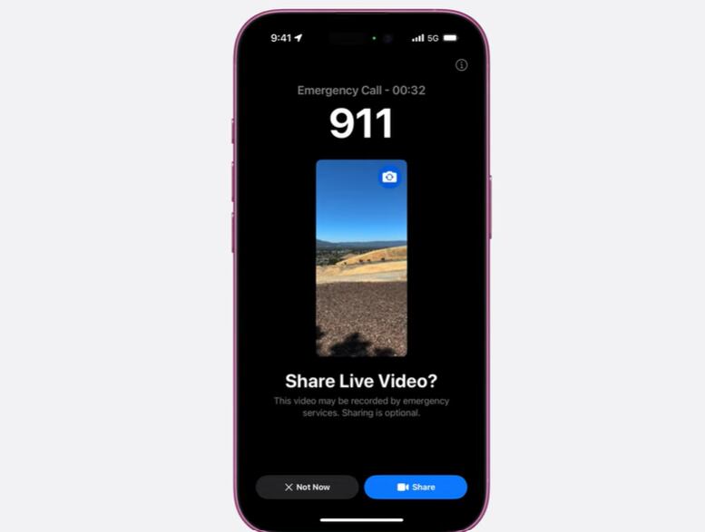 Ahora el iPhone 16 permite que una persona pueda hacer una transmisión en vivo en un lugar sin cobertura de red. (Foto: Apple)