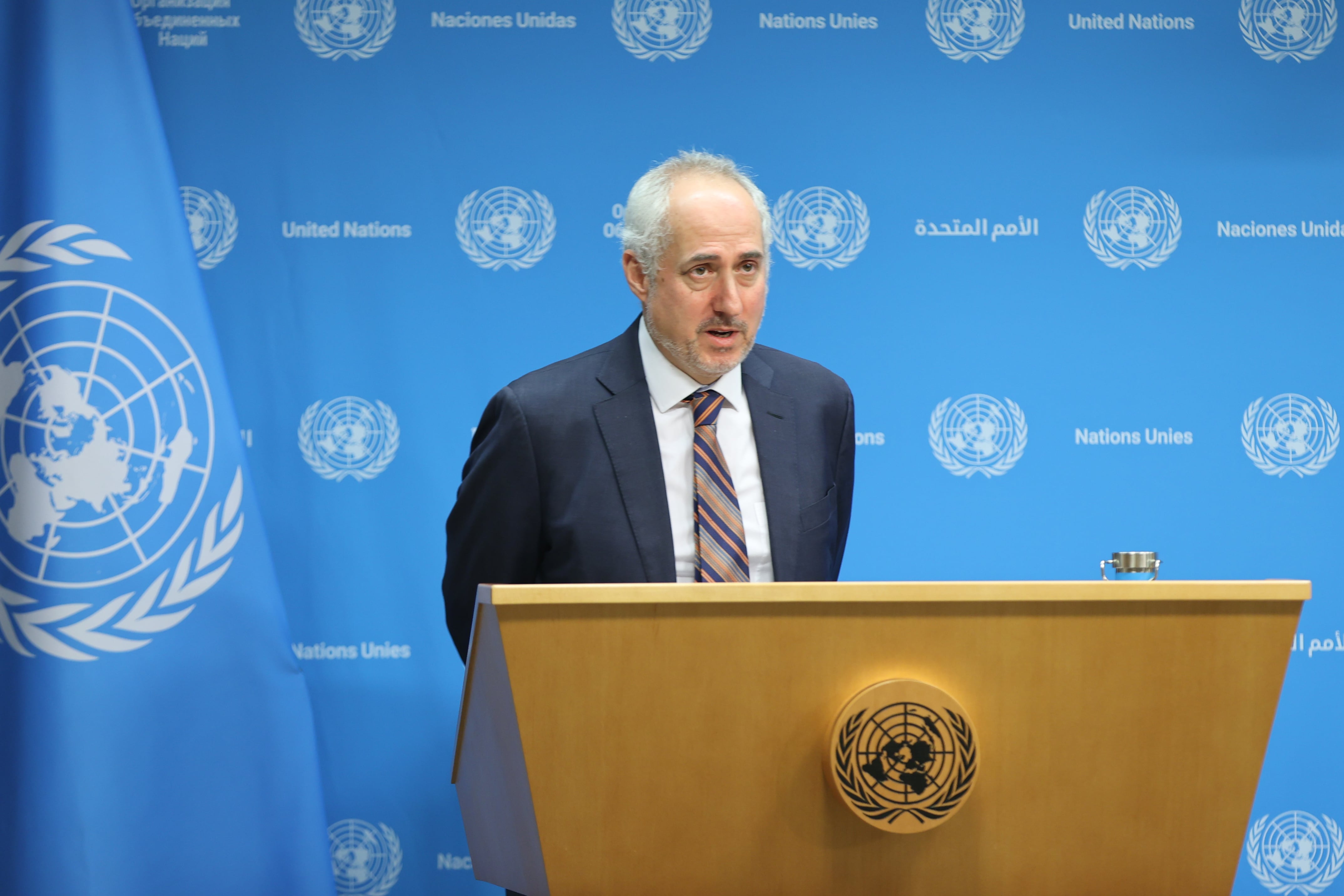 Stéphane Dujarric, portavor de la Secretaría General de la ONU (Foto: Europa Press/Archivo)