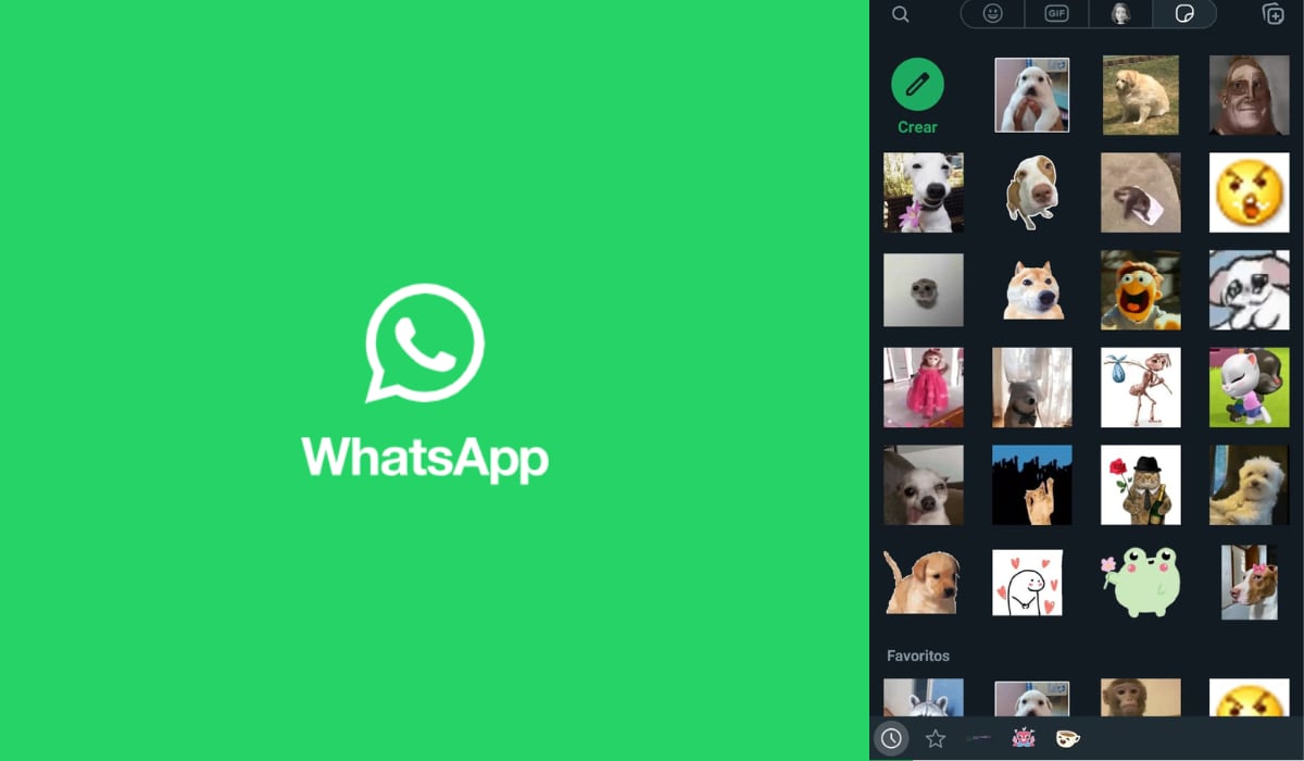 WhatsApp añadió una opción para crear stickers desde el teléfono móvil. (WhatsApp)