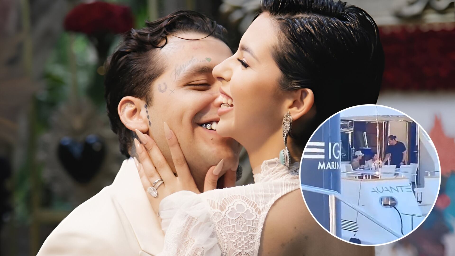 Días después de su boda, en redes sociales ha circulado un video de Christian Nodal y Ángela Aguilar en Los Cabos