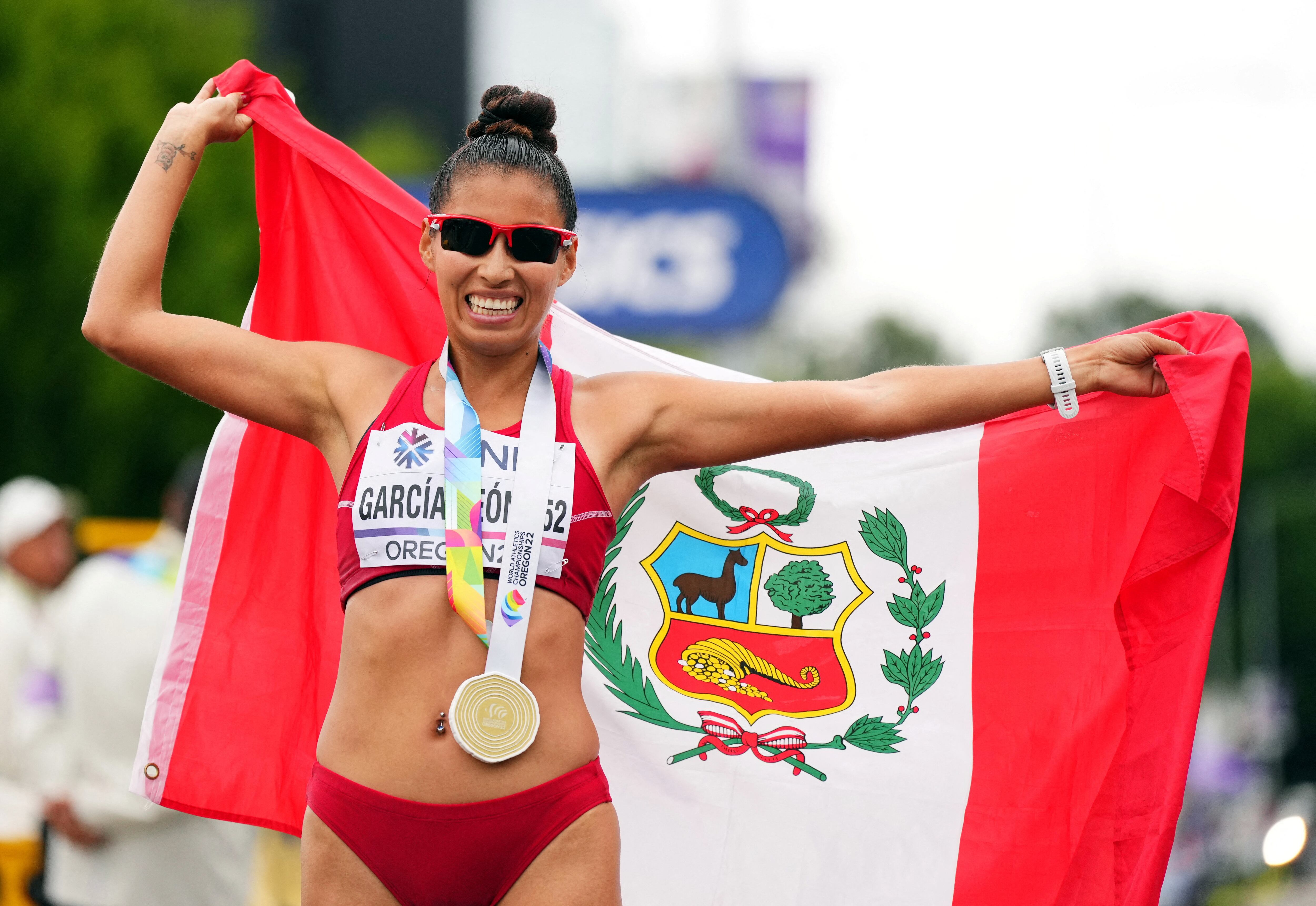 Kimberly García fue bicampeona mundial en el 2022. Crédito: REUTERS