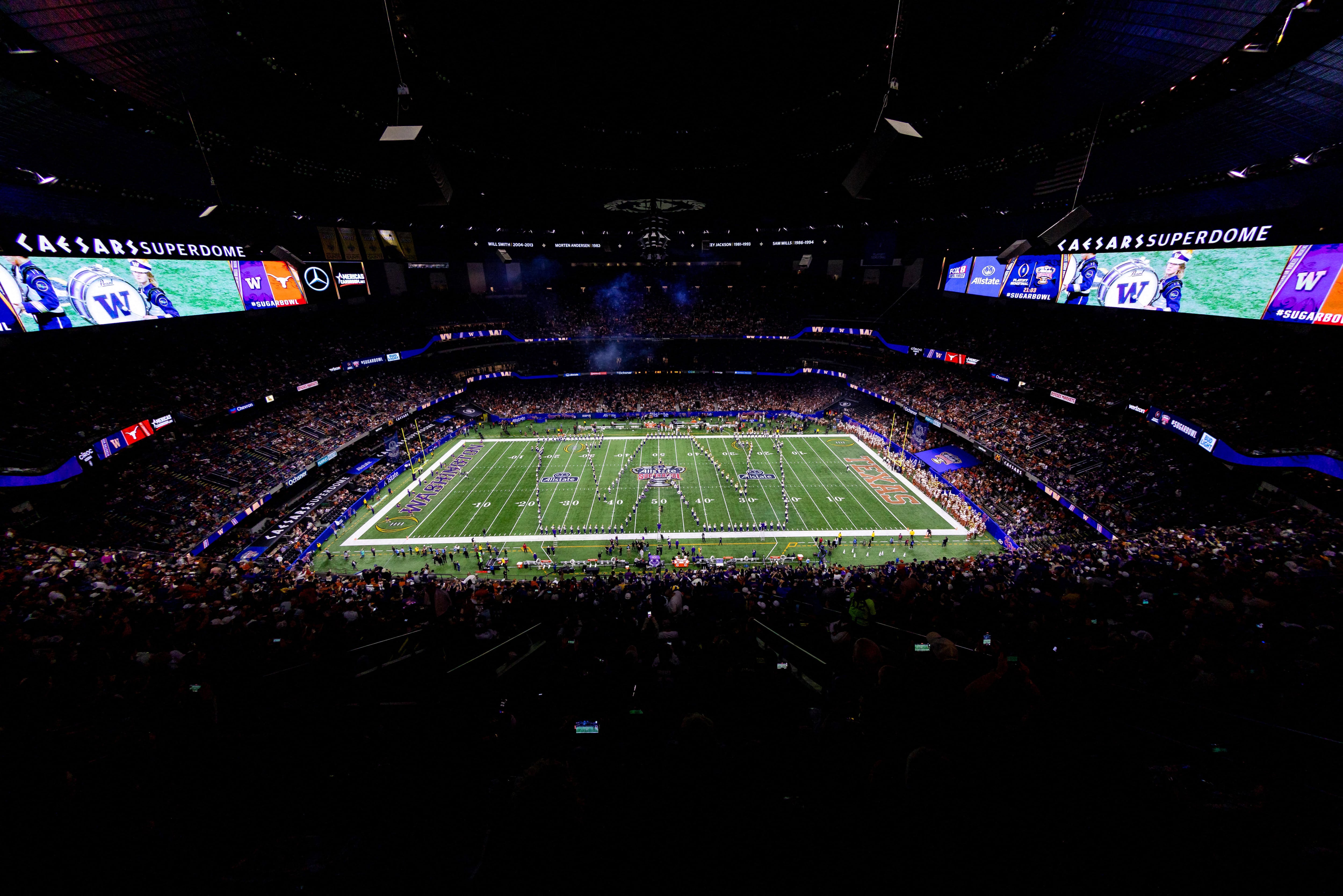 La mala preparación en el Superdome durante el huracán Katrina llevó a la colaboración entre FEMA y la NFL. (Stephen Lew-USA TODAY Sports)