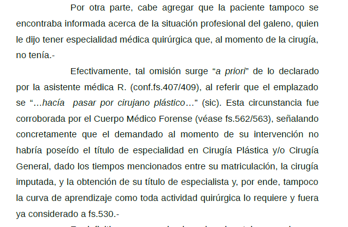 El extracto del fallo de la Sala F que confirmó la condena a Pérez Latorre