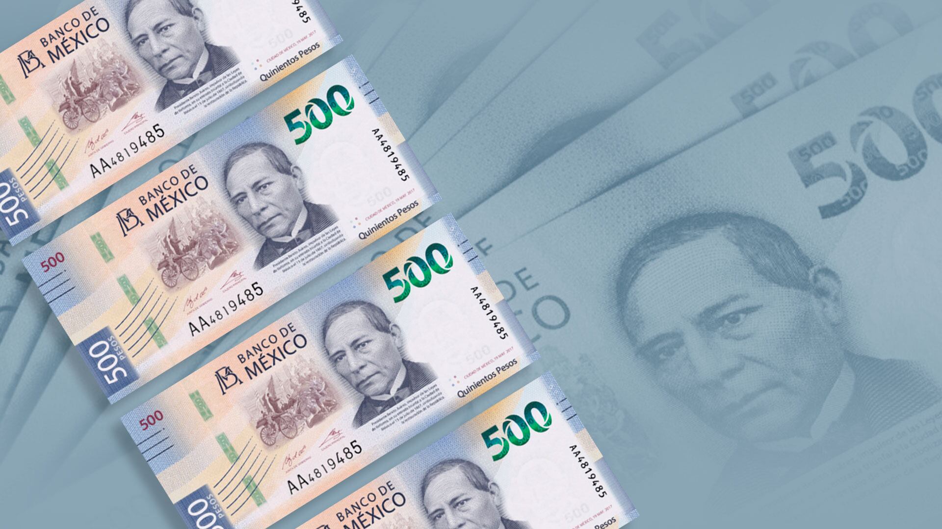 Billete 500 pesos. (Foto: Jovani Pérez)