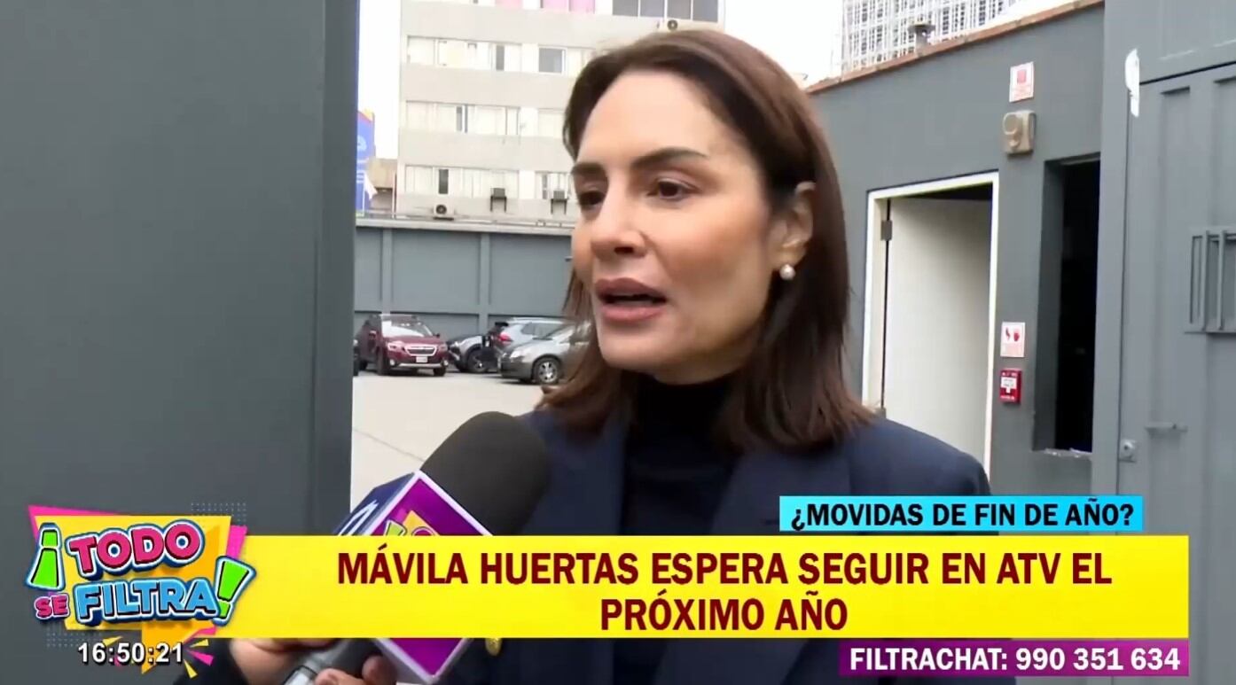 Mávila Huertas desmiente rumores sobre su salida de ATV. (Captura: Todo se filtra)