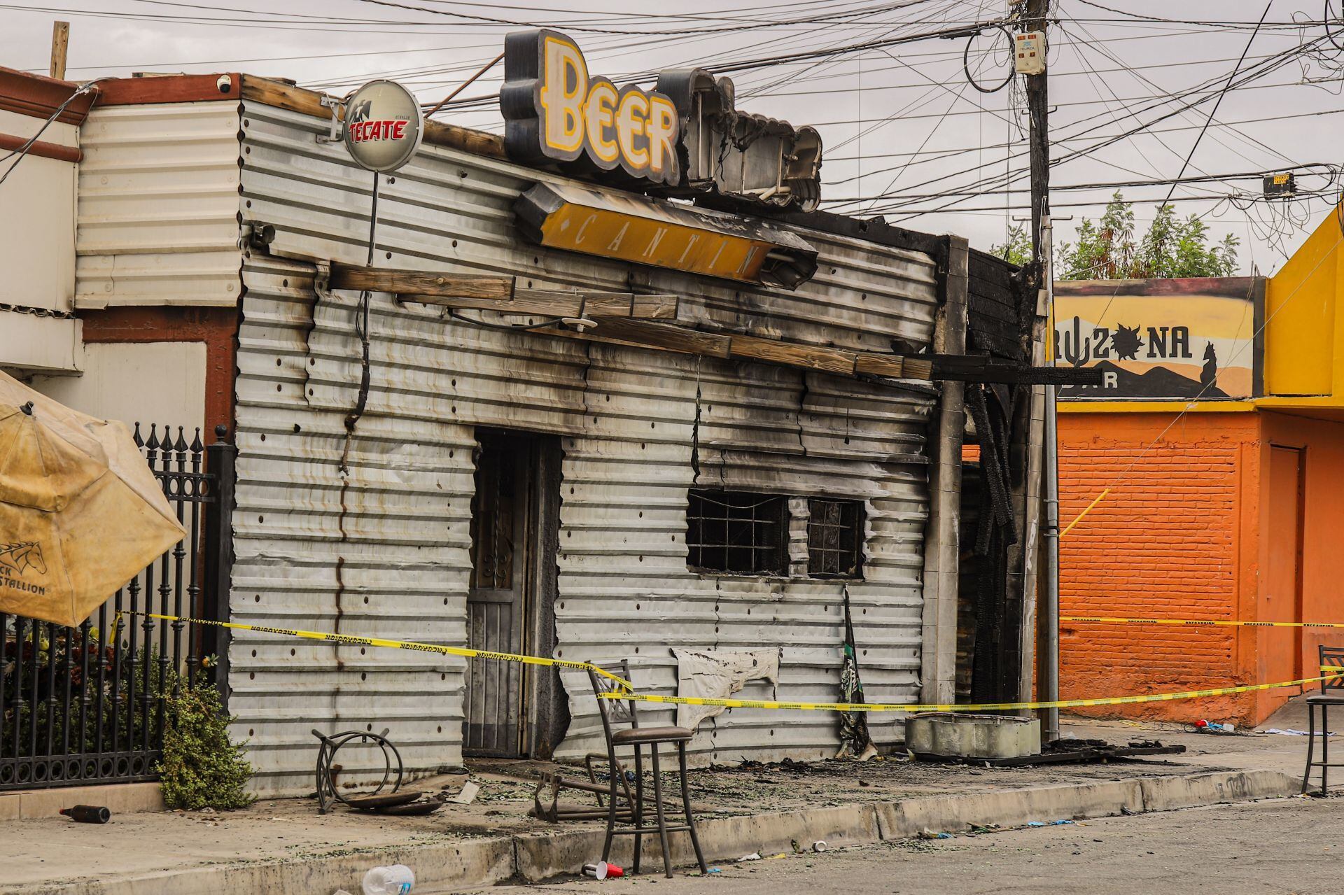 incendio Beer House dejó san luis río colorado sonora