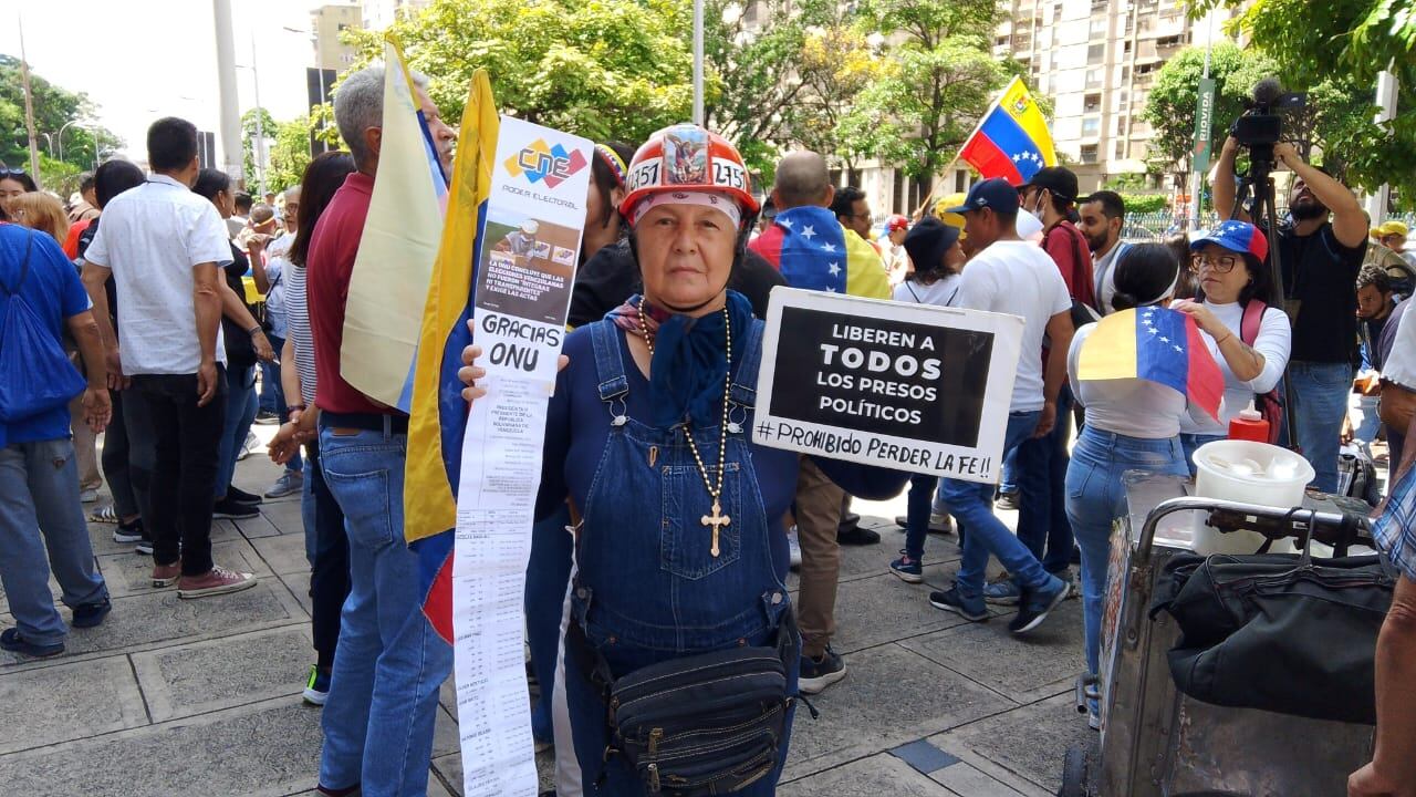 Protesta en Caracas