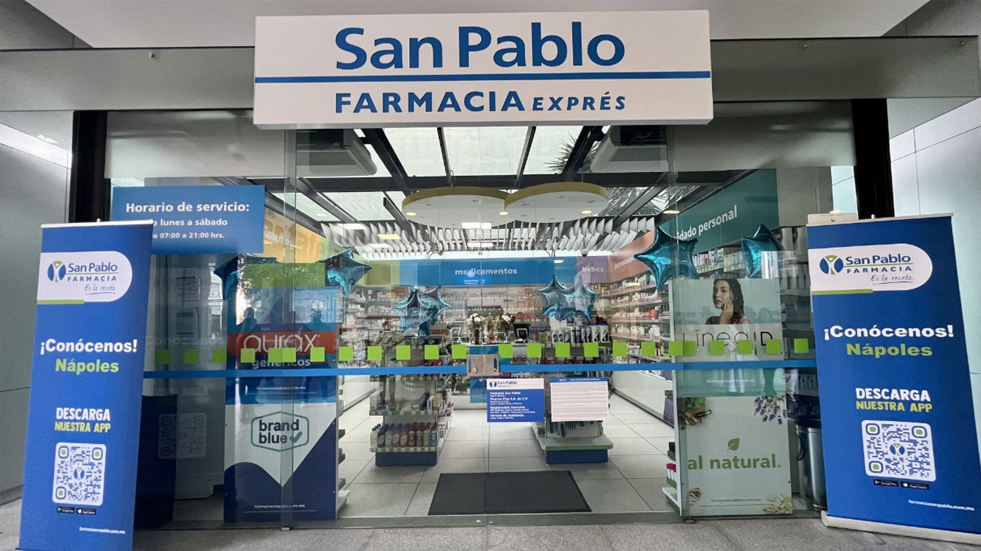 El grupo fármaco se fundó en 1936 
Farmacia San Pablo