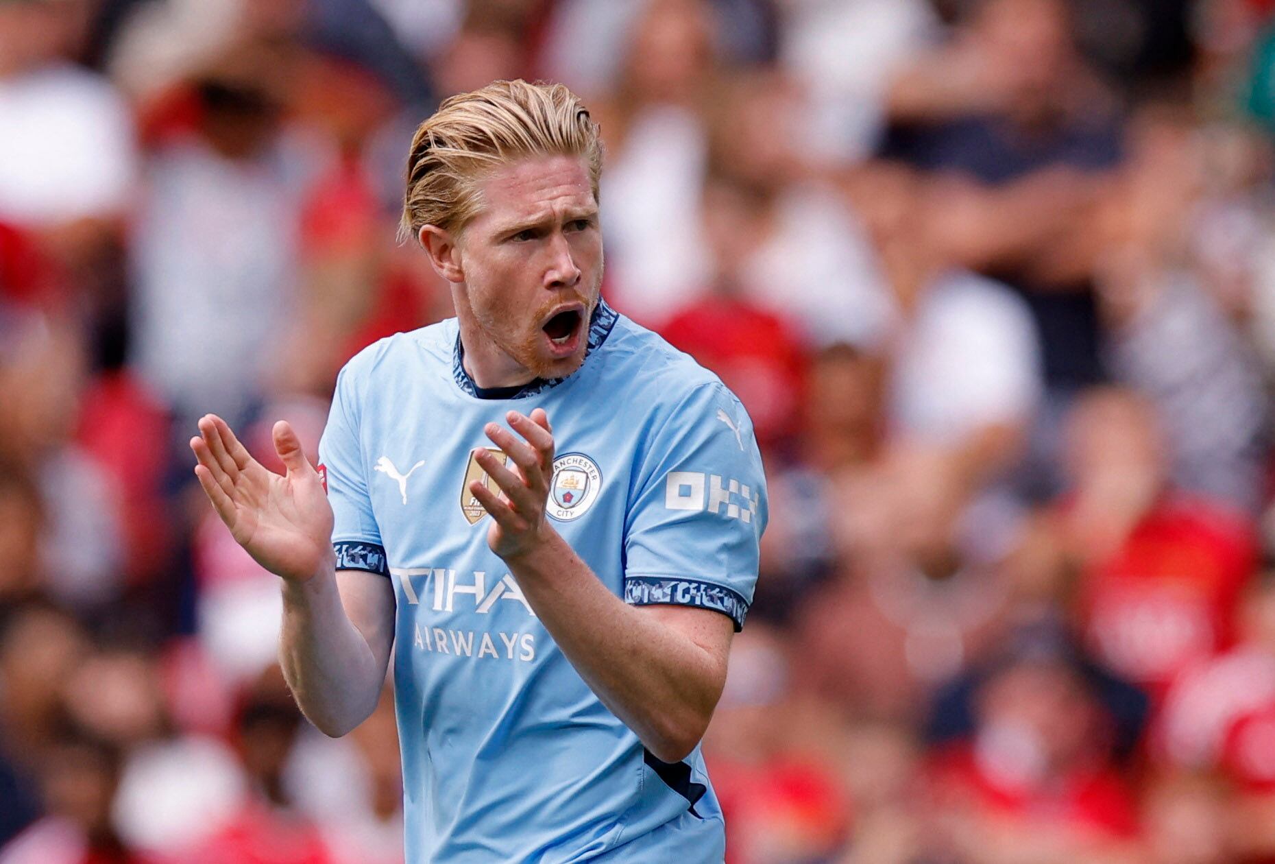 De Bruyne es el futbolista de mayor salario en la Premier League   y el Manchester City se llevó dos nombres en el podio (Reuters/Andrew Couldridge)