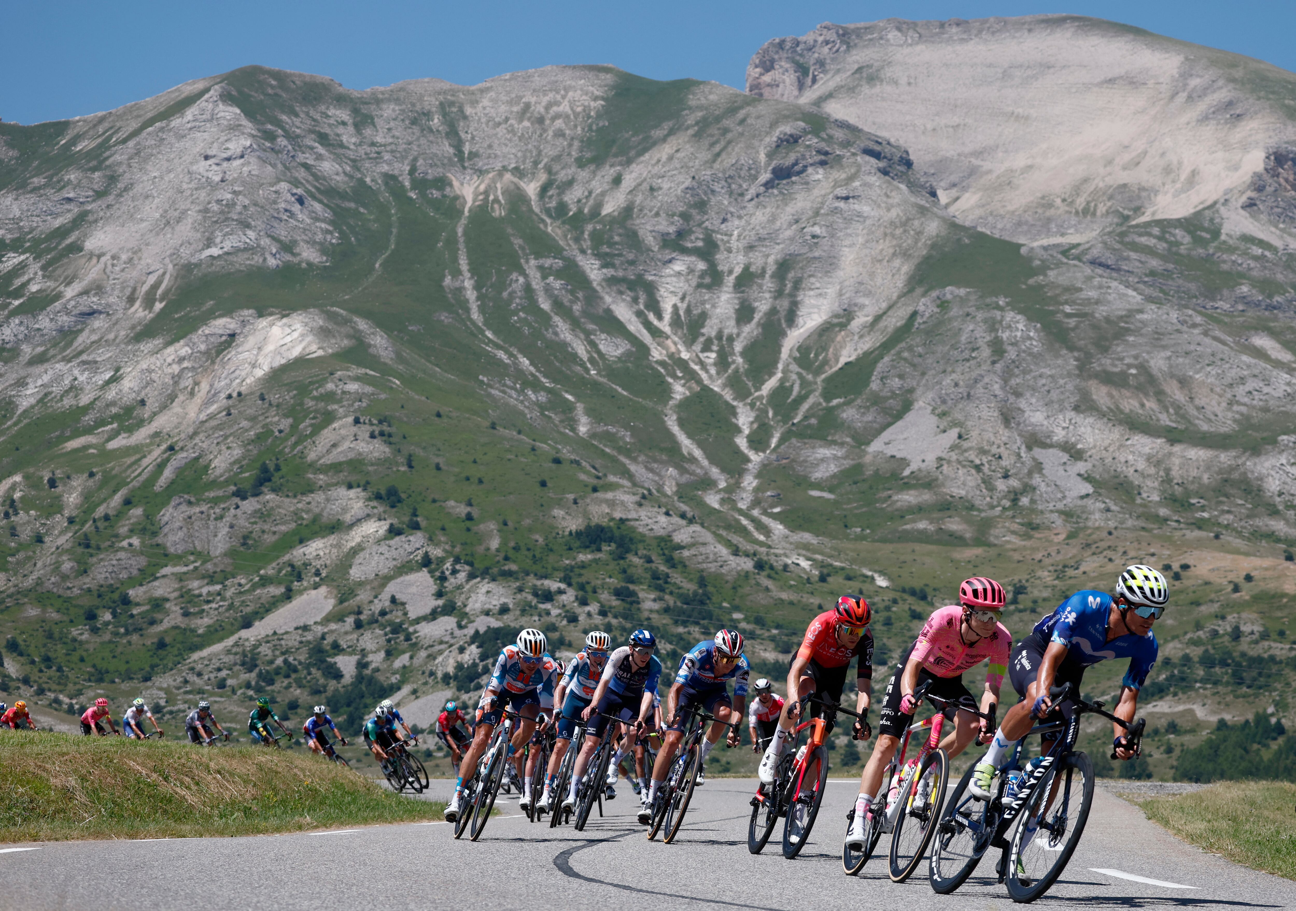 El Tour de Francia disputa su última semana de competencia antes de la llegada a Niza - crédito REUTERS/Stephane Mahe