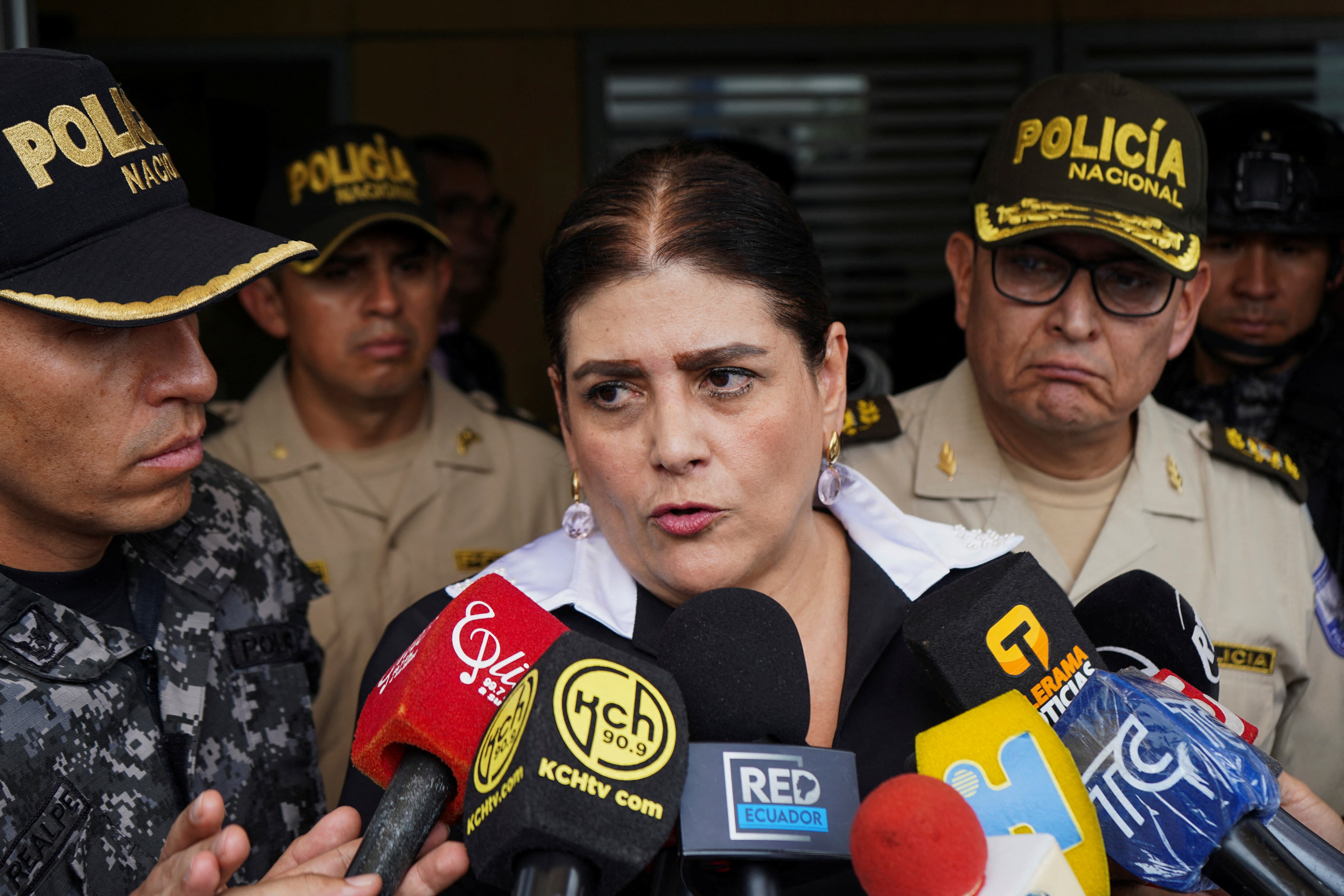 La ministra del Interior, Mónica Palencia, ha asegurado que la violencia ha disminuido en Ecuador (REUTERS/Maria Fernanda Landin)