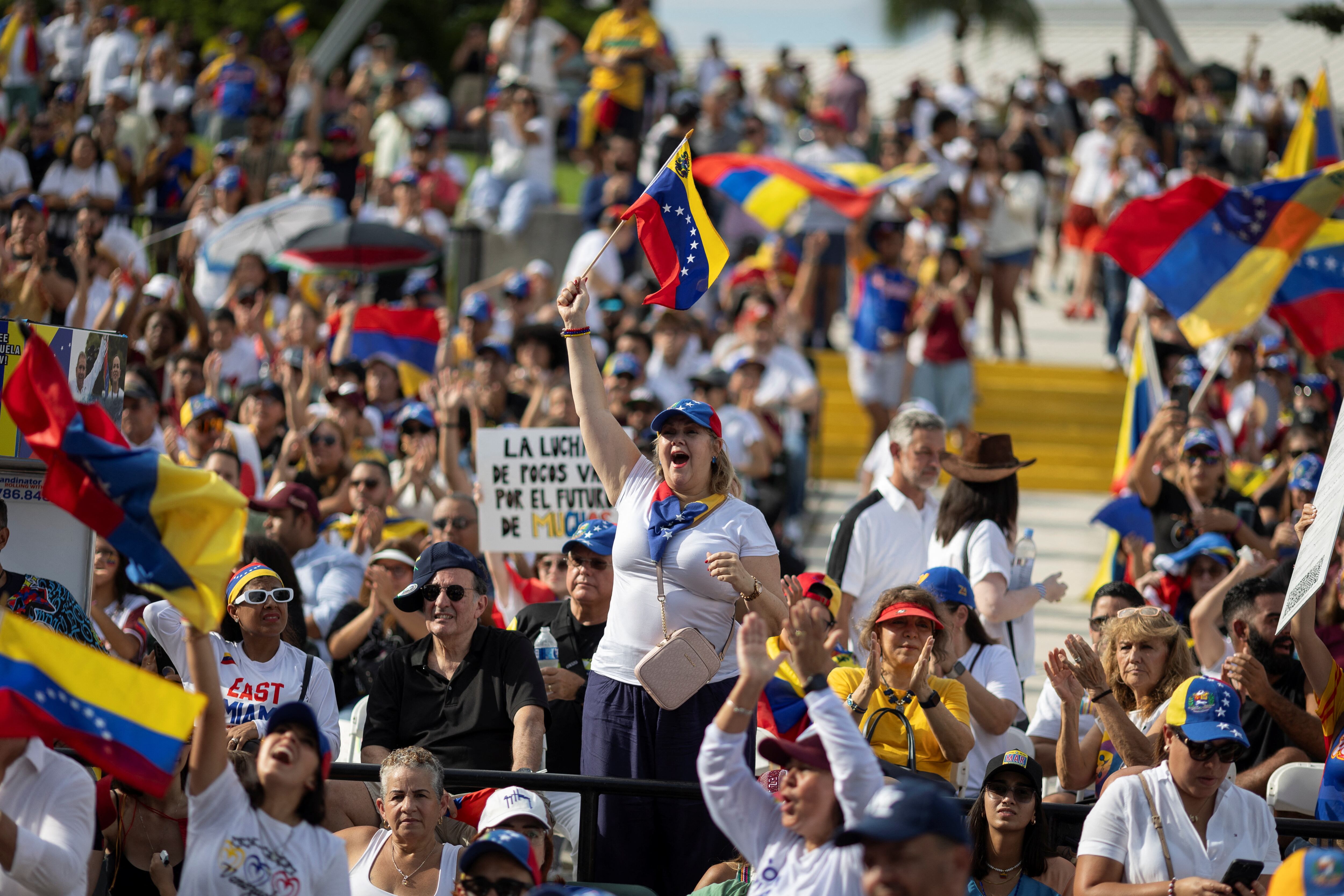 Venezolanos en Miami (REUTERS/Marco Bello)