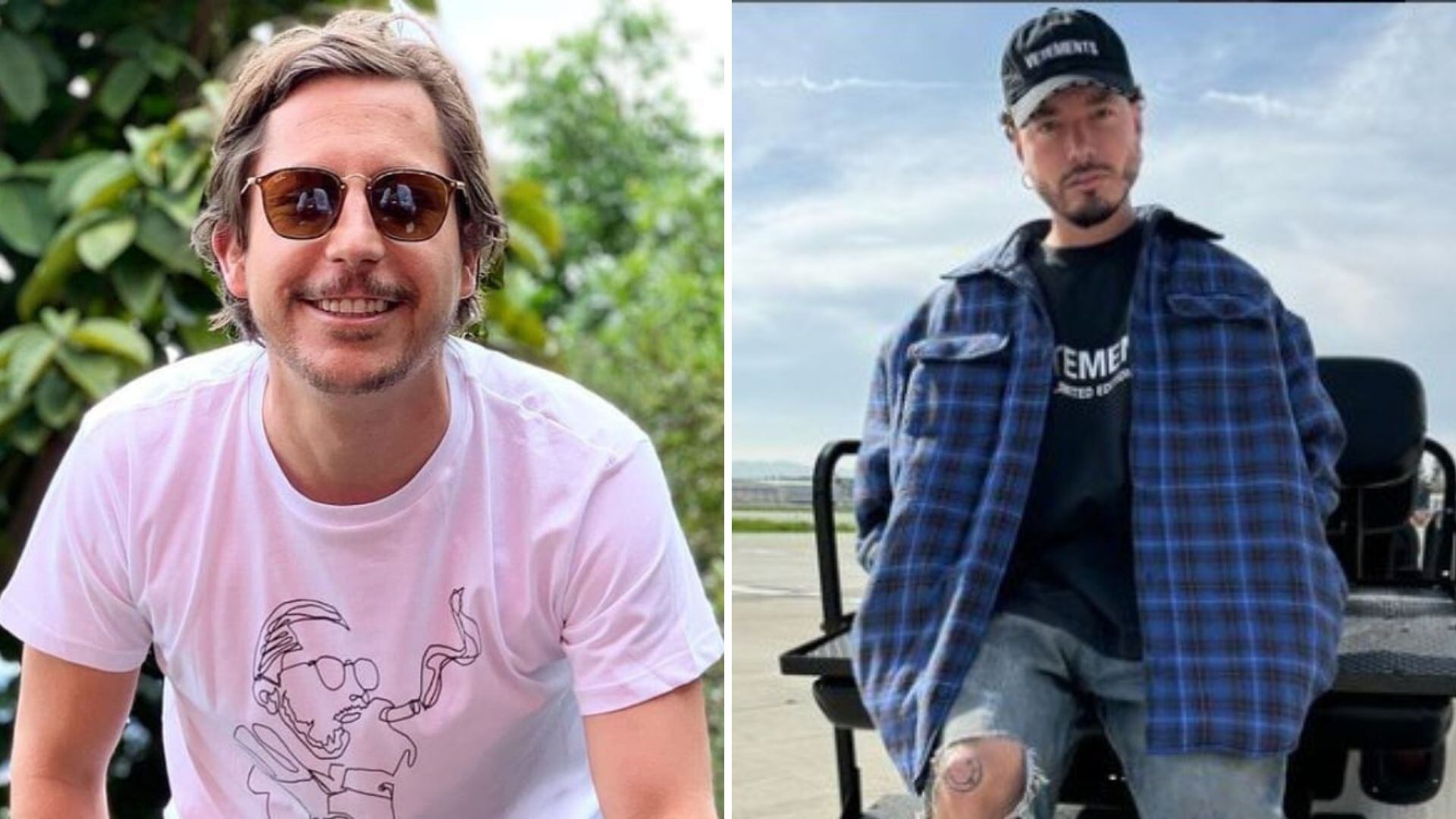 Alejandro Riaño y J Balvin tuvieron el mismo carro - crédito @Alejandroria y @jbalvin/IG