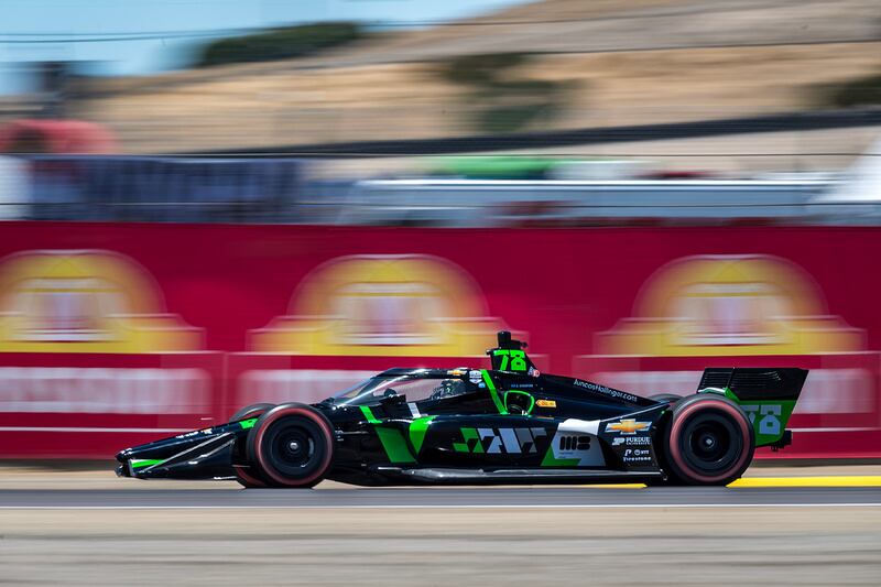 Agustín Canapino fue 18º en su regreso a la IndyCar (Juncos Hollinger Racing)