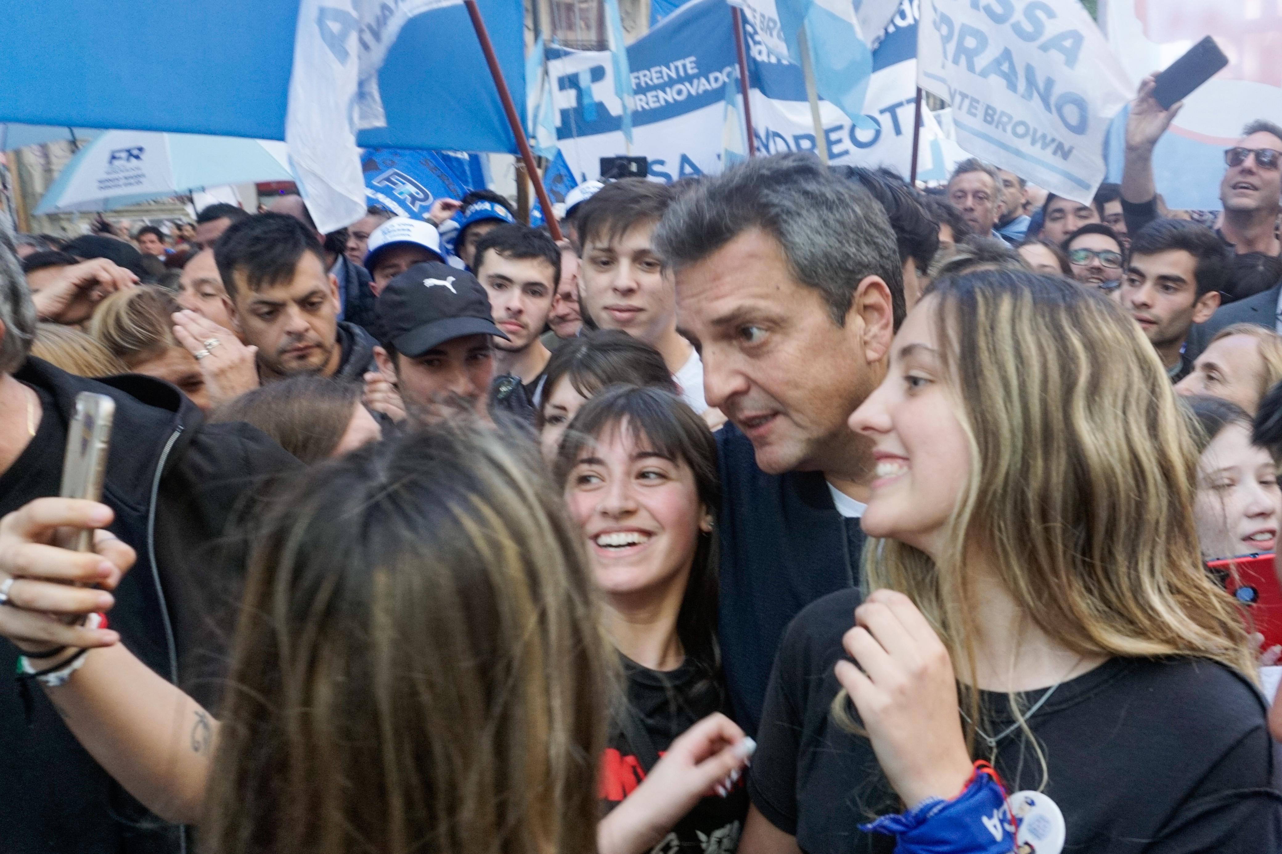 Sergio Massa apoyó la marcha universitaria