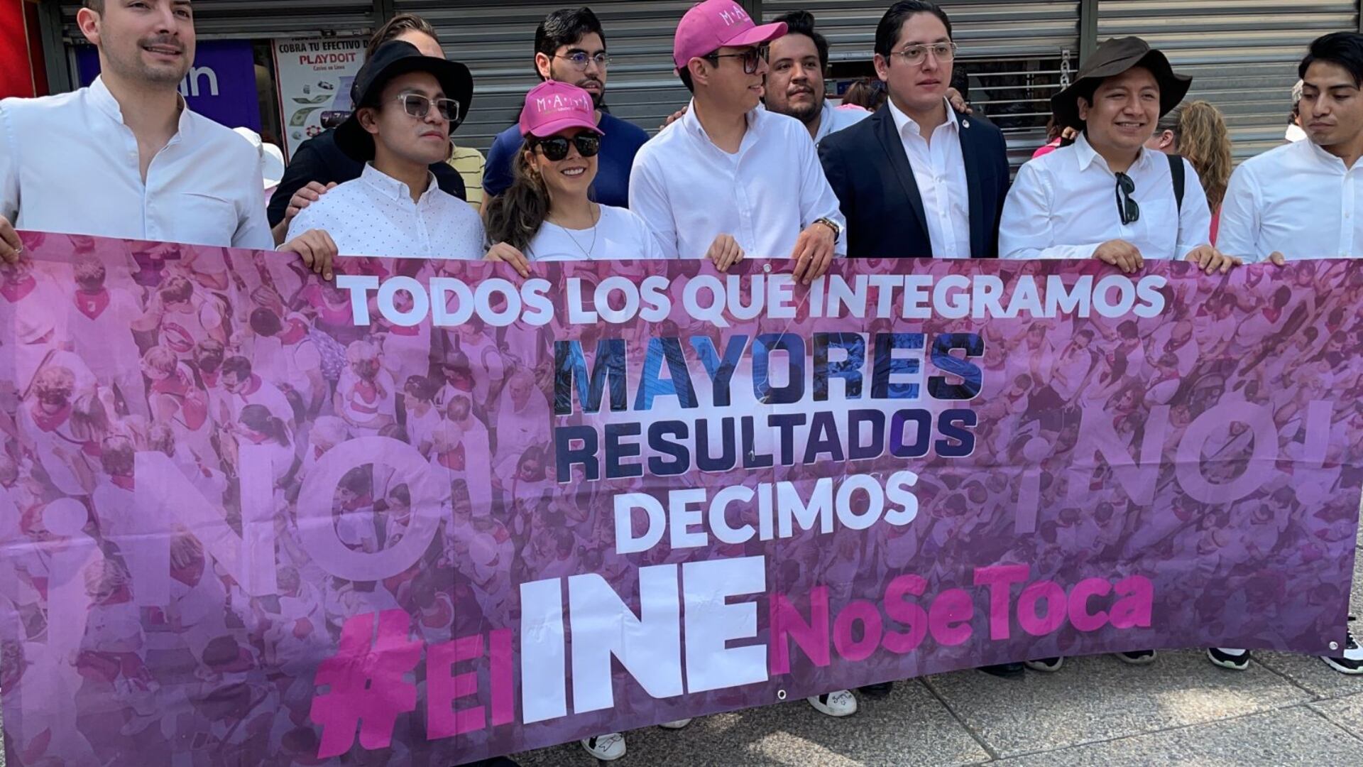 Marcha del INE no se toca