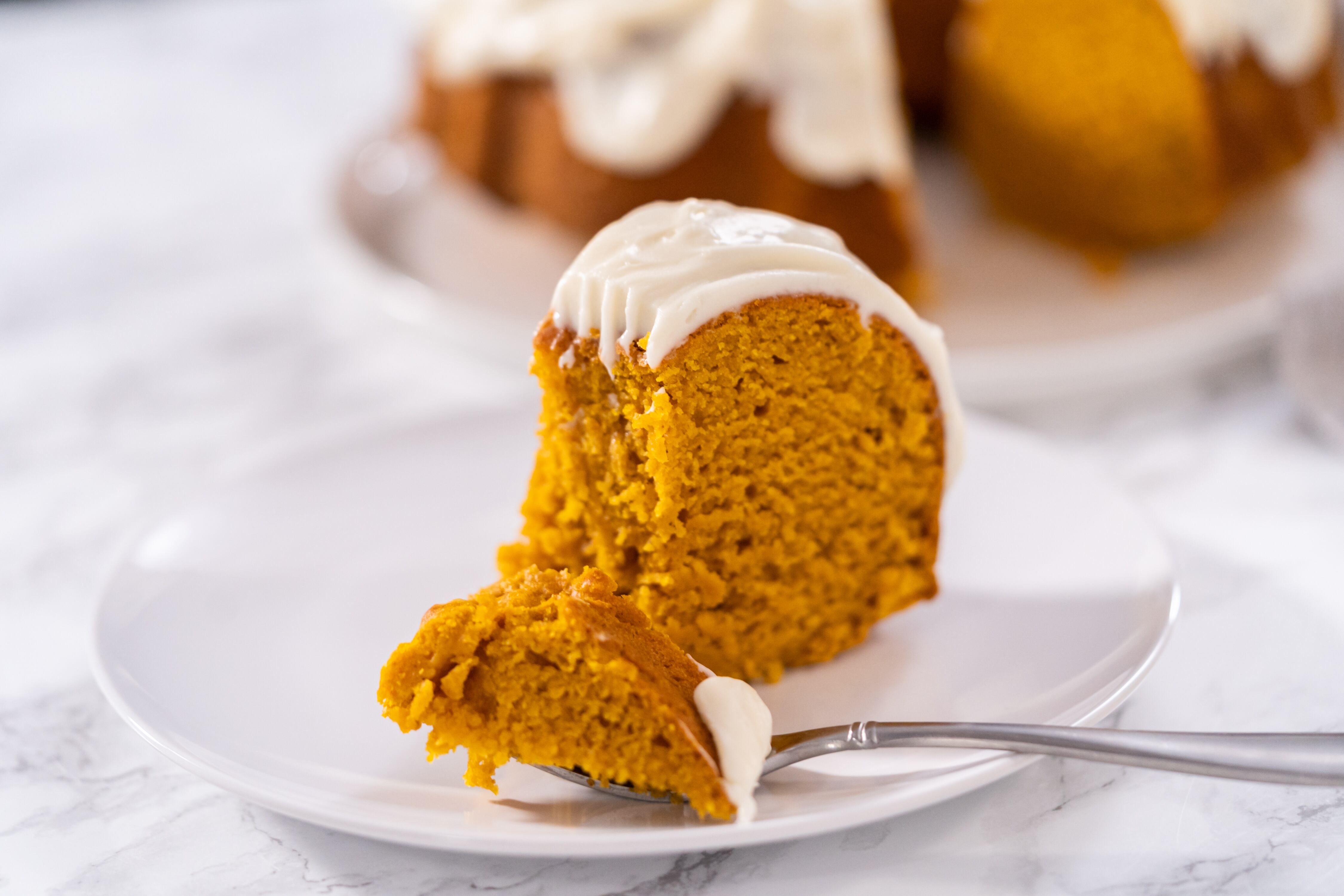 Trozo de pastel de calabaza (Shutterstock España)