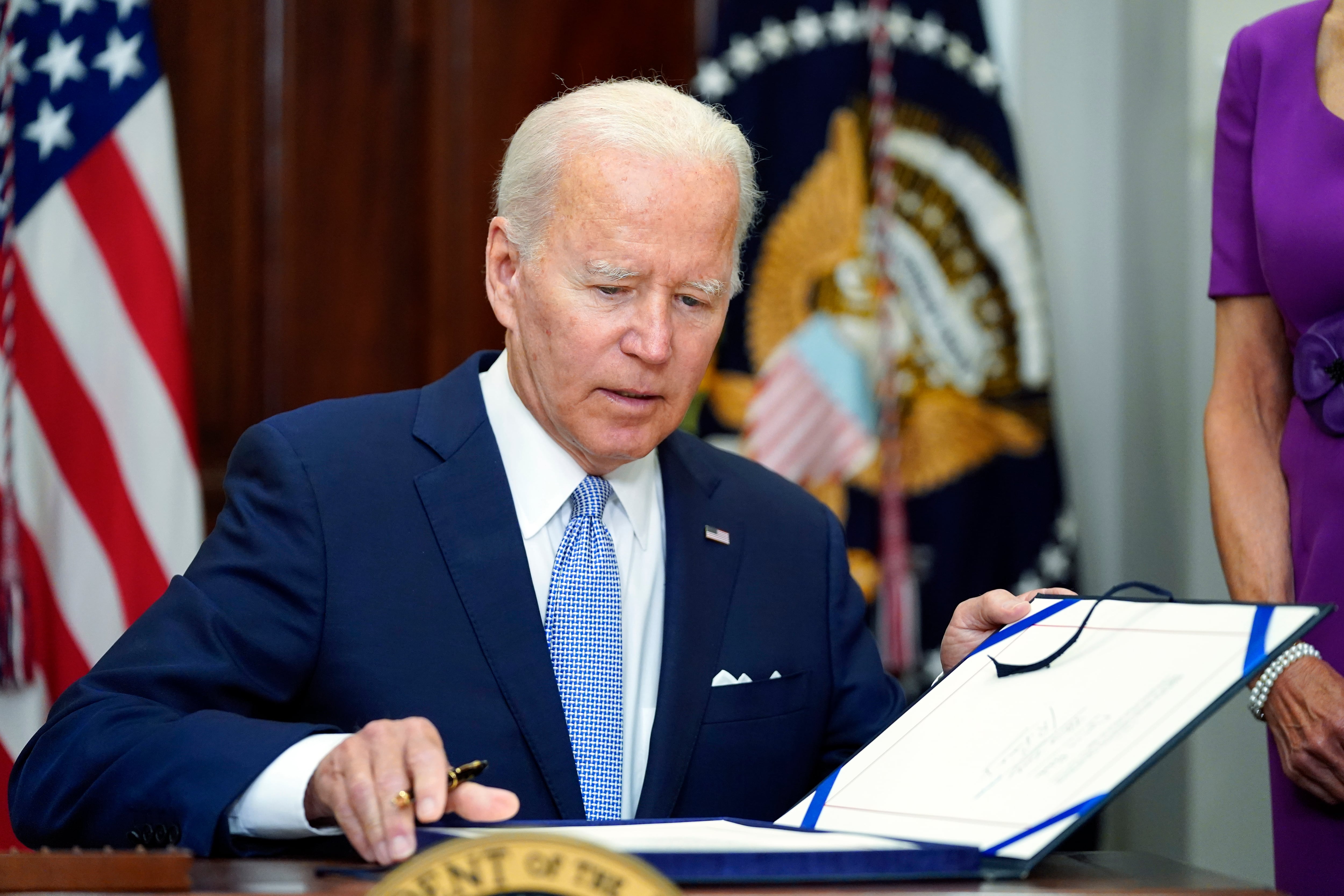 Joe Biden, presidente demócrata de Estados Unidos (AP Foto/Pablo Martinez Monsivais, Archivo)