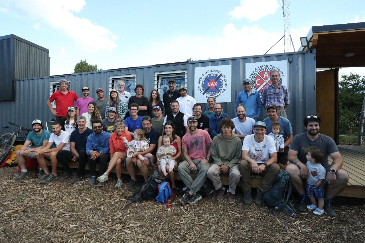 Voluntarios de la Comisión de Auxilio del Club Andino Bariloche