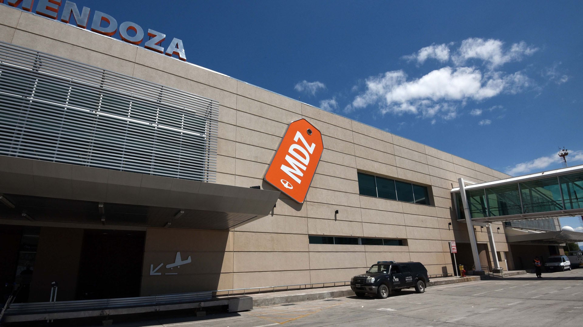 El Aeropuerto de Mendoza, uno de los afectados por las medidas de fuerza (Télam)