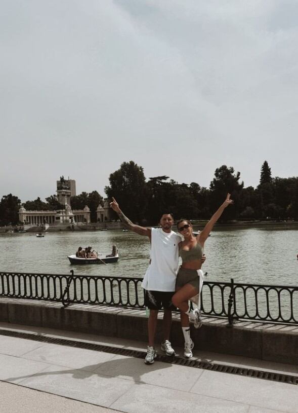 Camila Homs y José Sosa de vacaciones románticas en Madrid (Instagram)