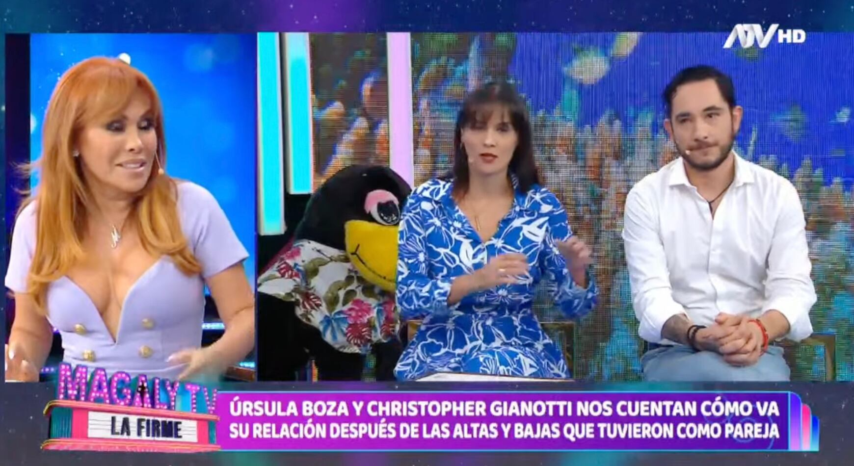 Úrsula Boza y Christopher Gianotti conversaron sobre su relación con Magaly Medina.