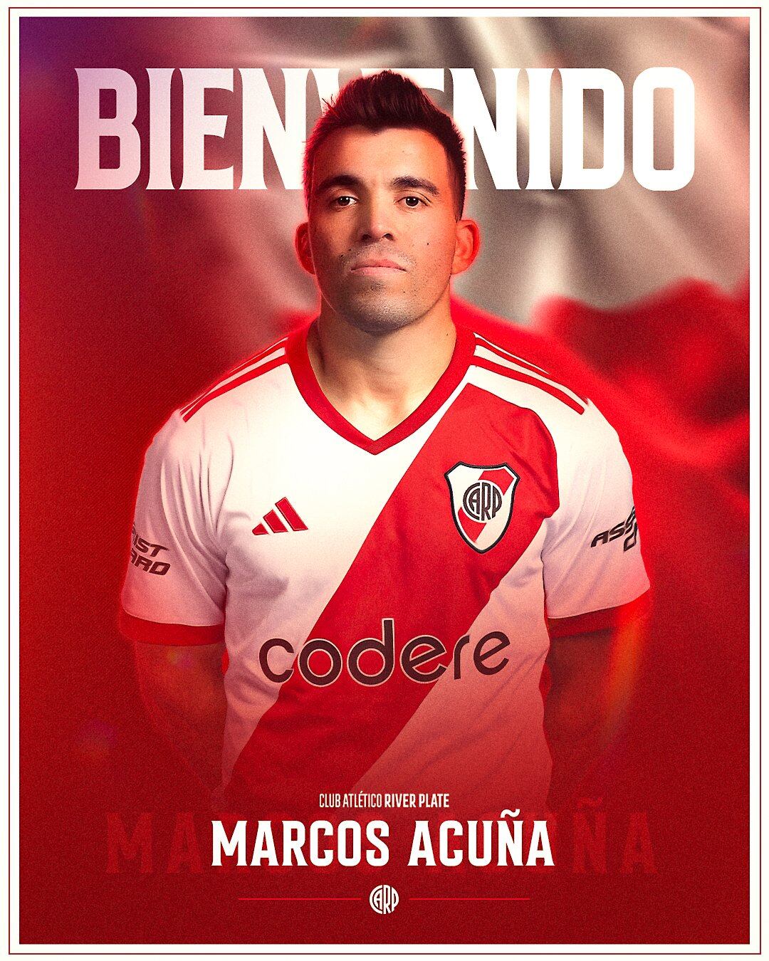 River Plate presentó a Marcos Acuña