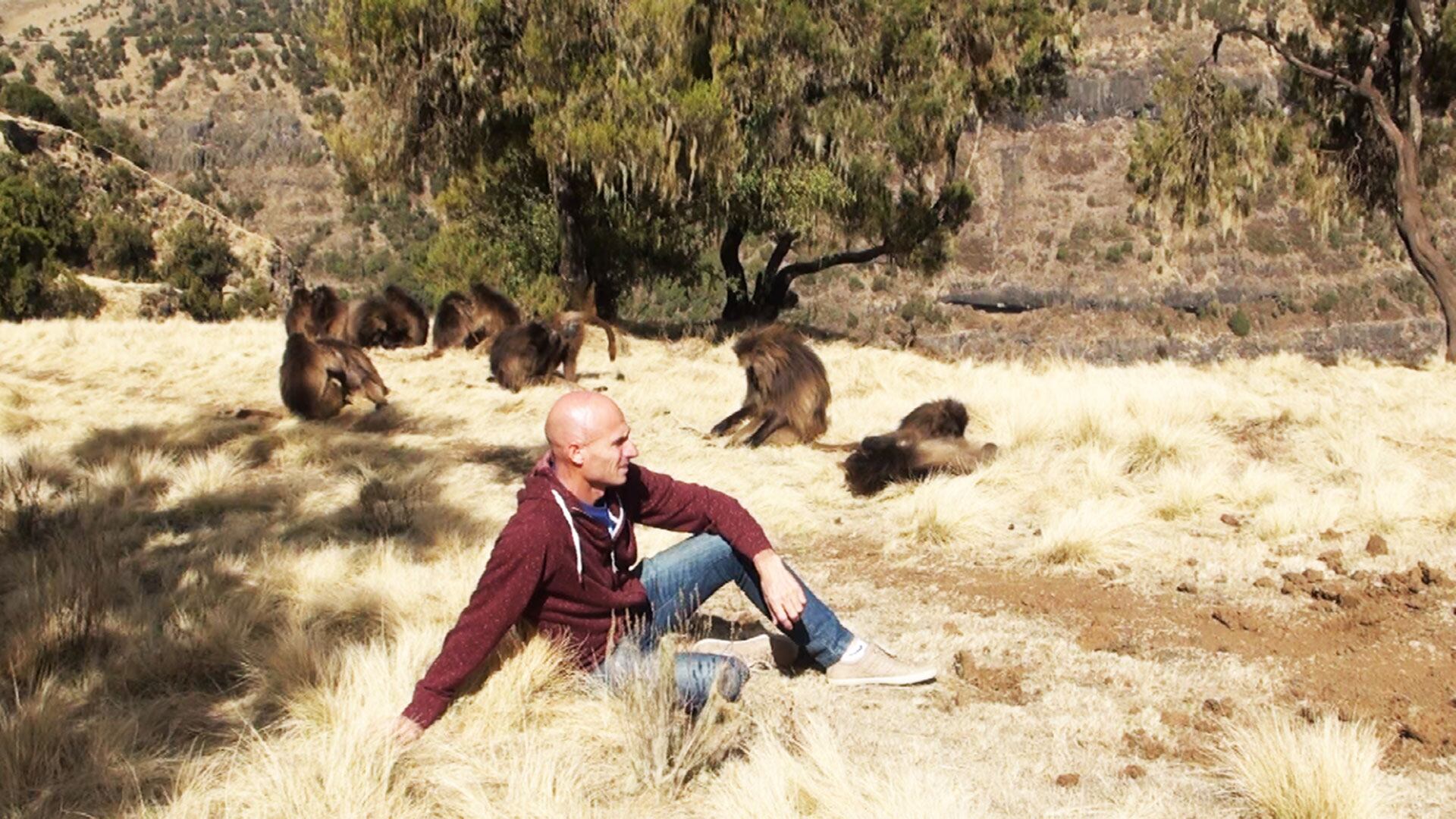 Etiopía convivir con primates