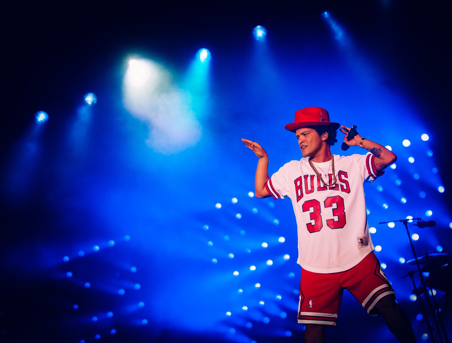 Bruno Mars formó parte de Lollapalooza Chicago en 2018 (Florent Dechard)