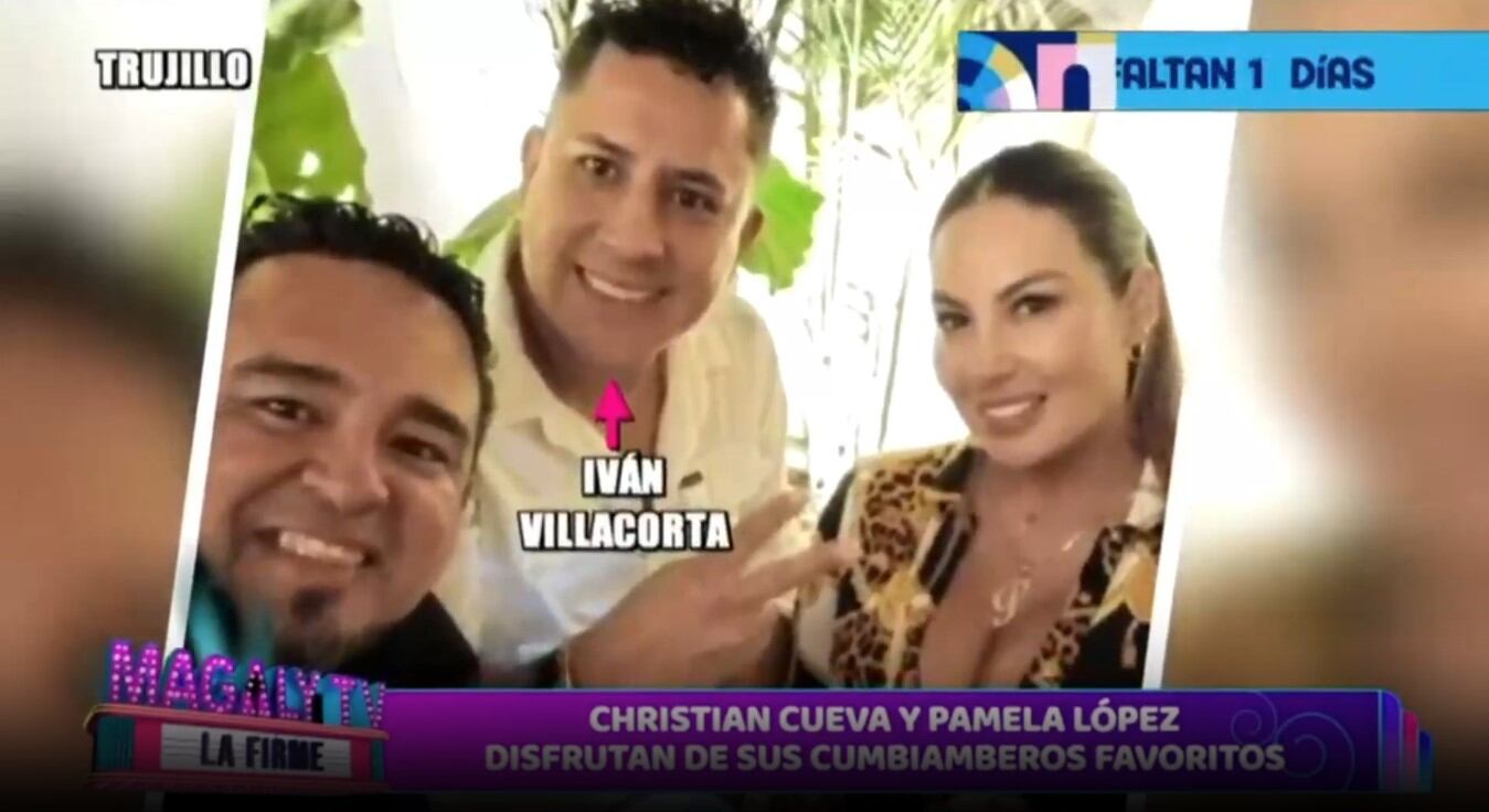 Iván Villacorta afirma estar separado tras salir con Pamela López. (Captura: Magaly TV La Firme)