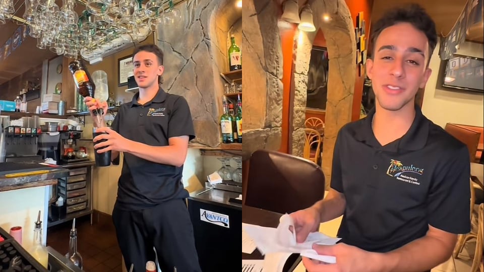 Colombiano sorprendió en redes revelando cuánto se gana trabajando como bartender, medio tiempo, en Estados Unidos