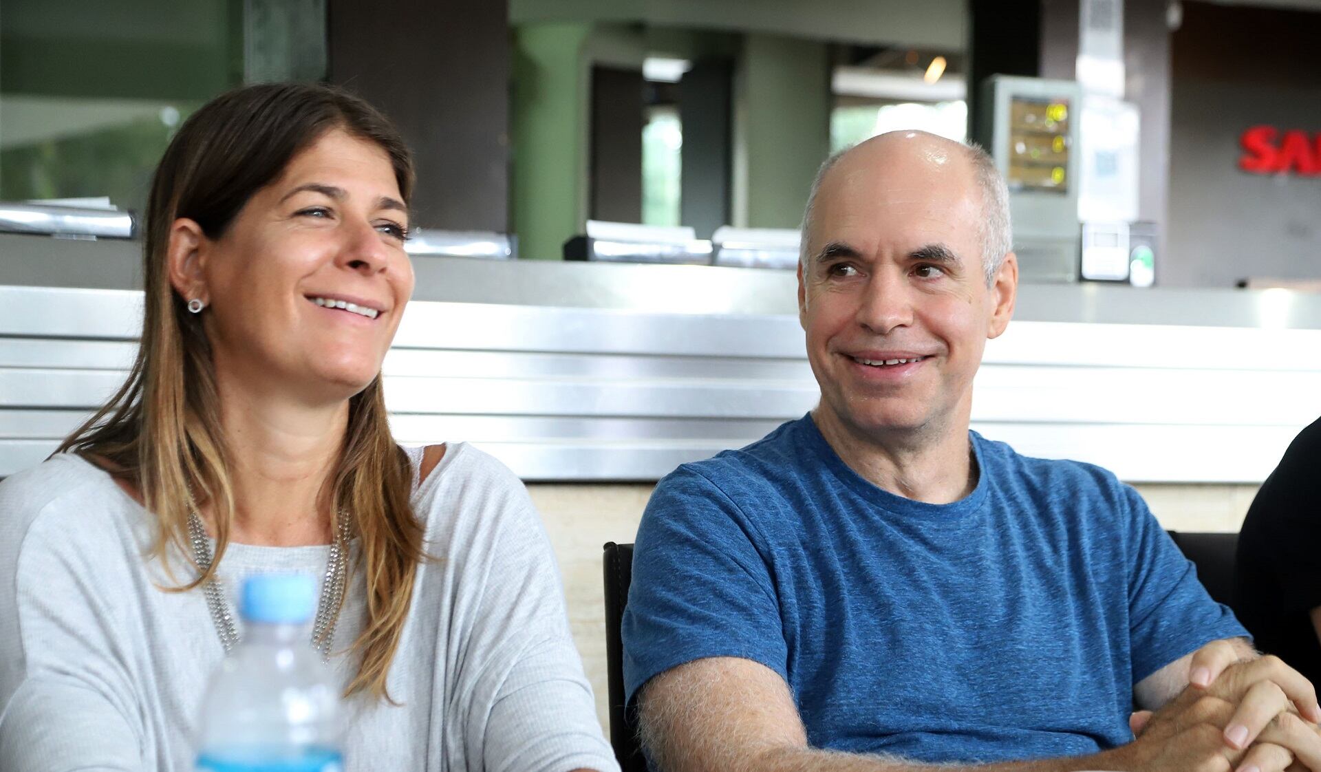 Guadalupe Tagliaferri y Horacio Rodríguez Larreta