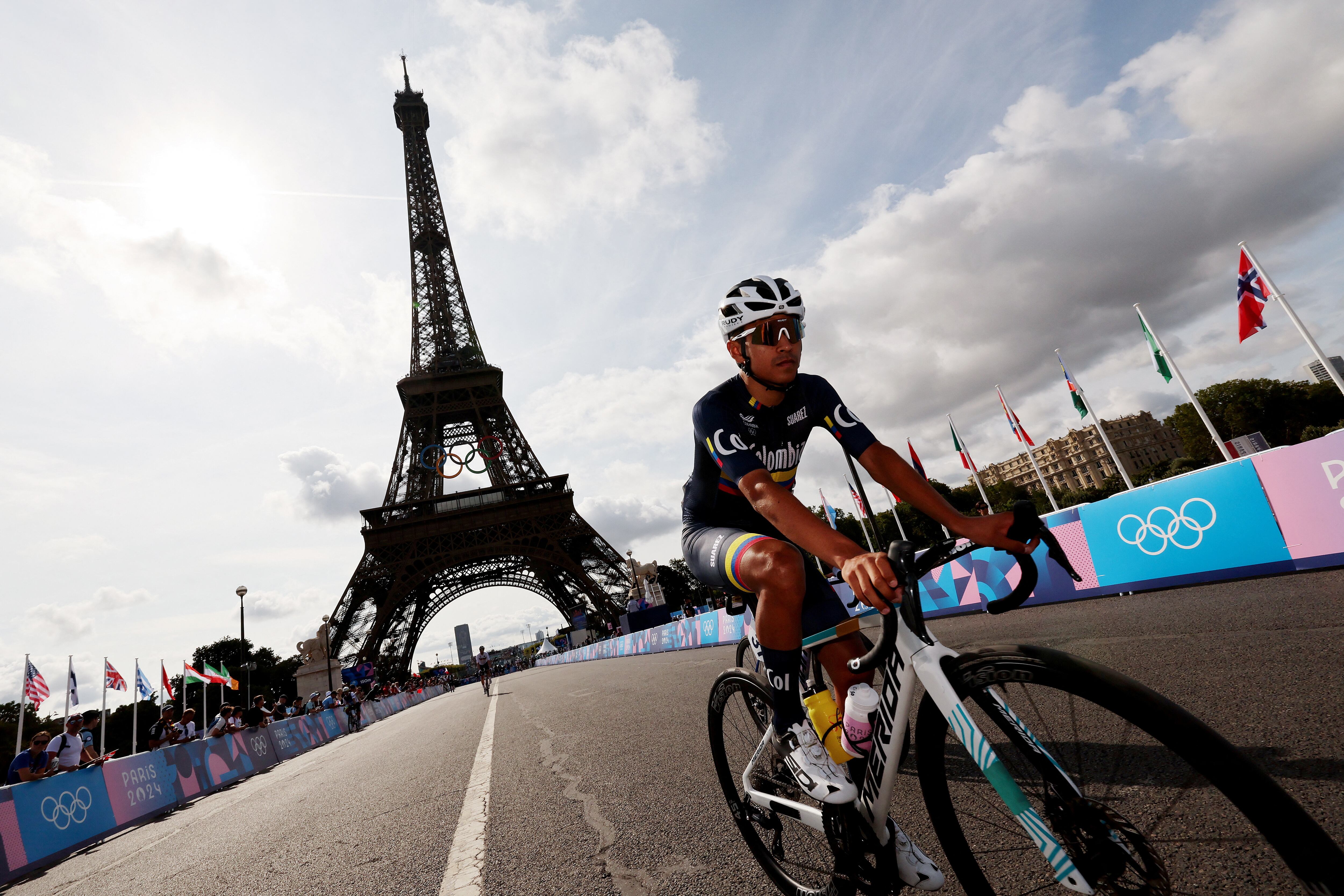 Santiago Buitrago es la carta joven más importante del ciclismo colombiano - crédito Tim de Waele/Pool via REUTERS