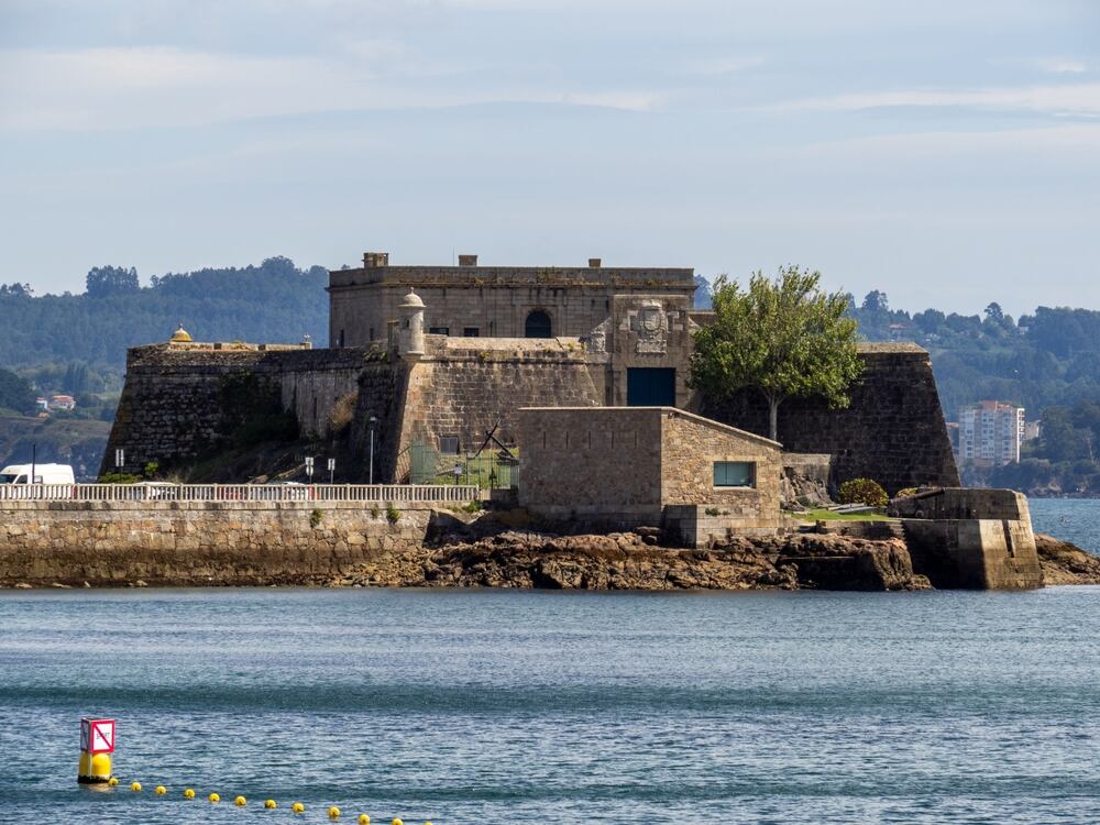 Castillo de San Antón, en A Coruña (Shutterstock).