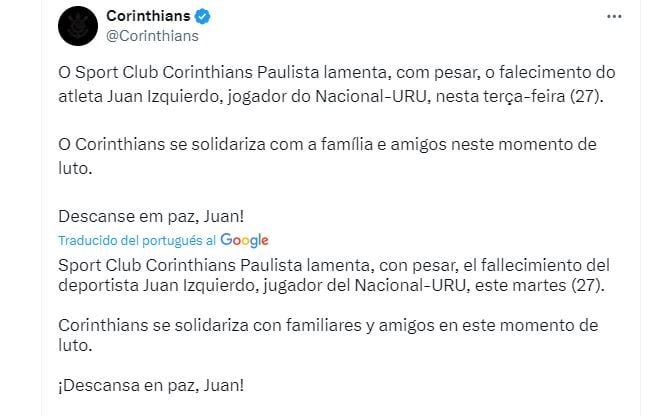 Corinthians Juan Izquierdo